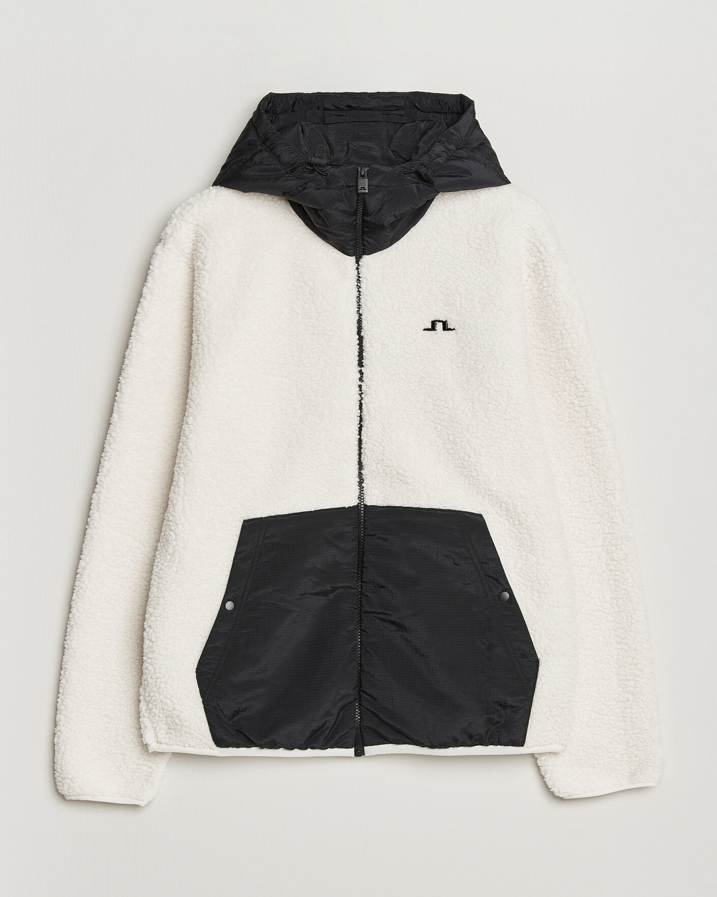 Mies | Puserot | J.Lindeberg | Varek Hybrid Hooded Full Zip Tofu