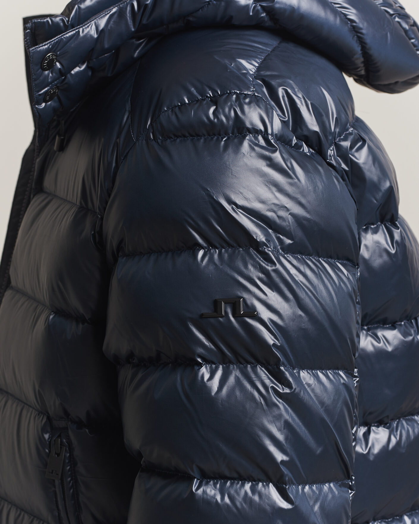 Mies | Takit | J.Lindeberg | Creek Light Hooded Down Jacket JL Navy
