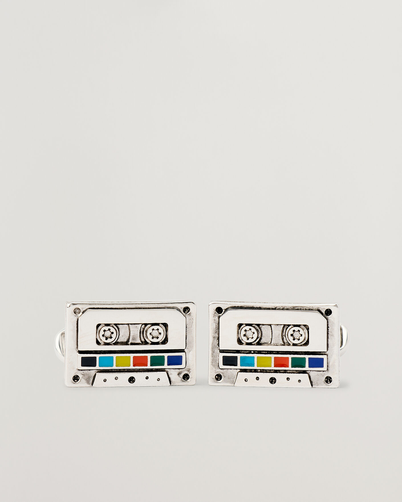 Mies | Kalvosinnapit | Paul Smith | Tape Cufflink Silver