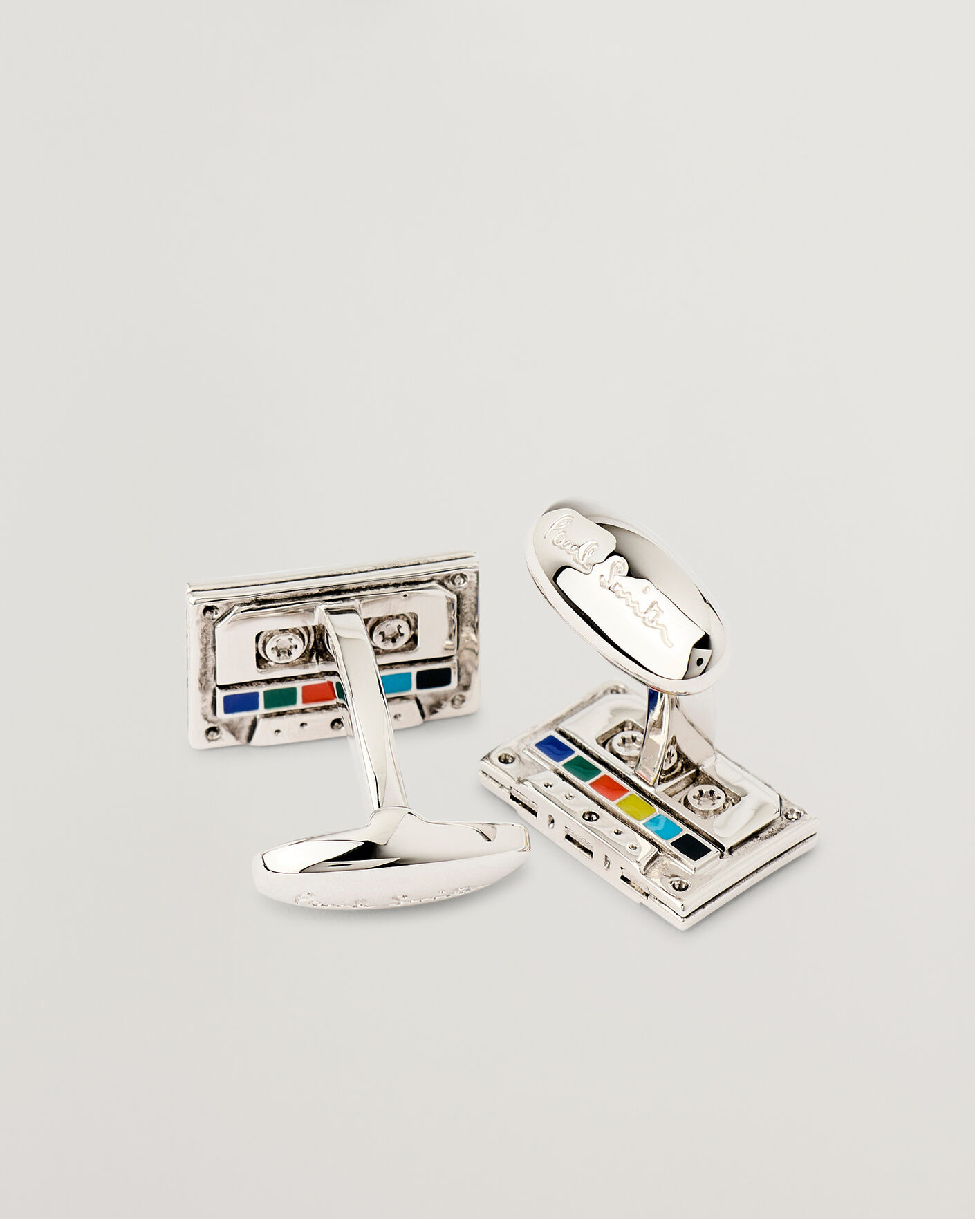 Mies | Kalvosinnapit | Paul Smith | Tape Cufflink Silver
