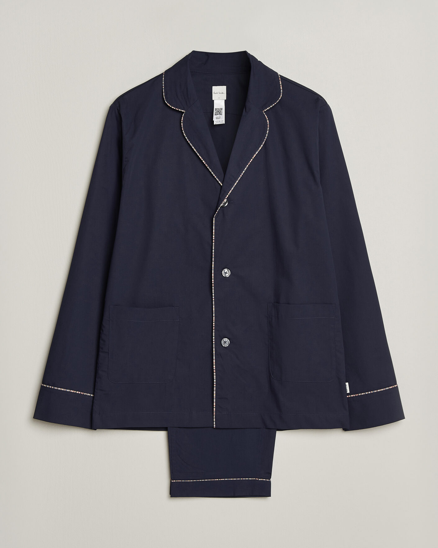 Mies | Yöpuvut ja kylpytakit | Paul Smith | Signature Piped Pyjama Set Navy
