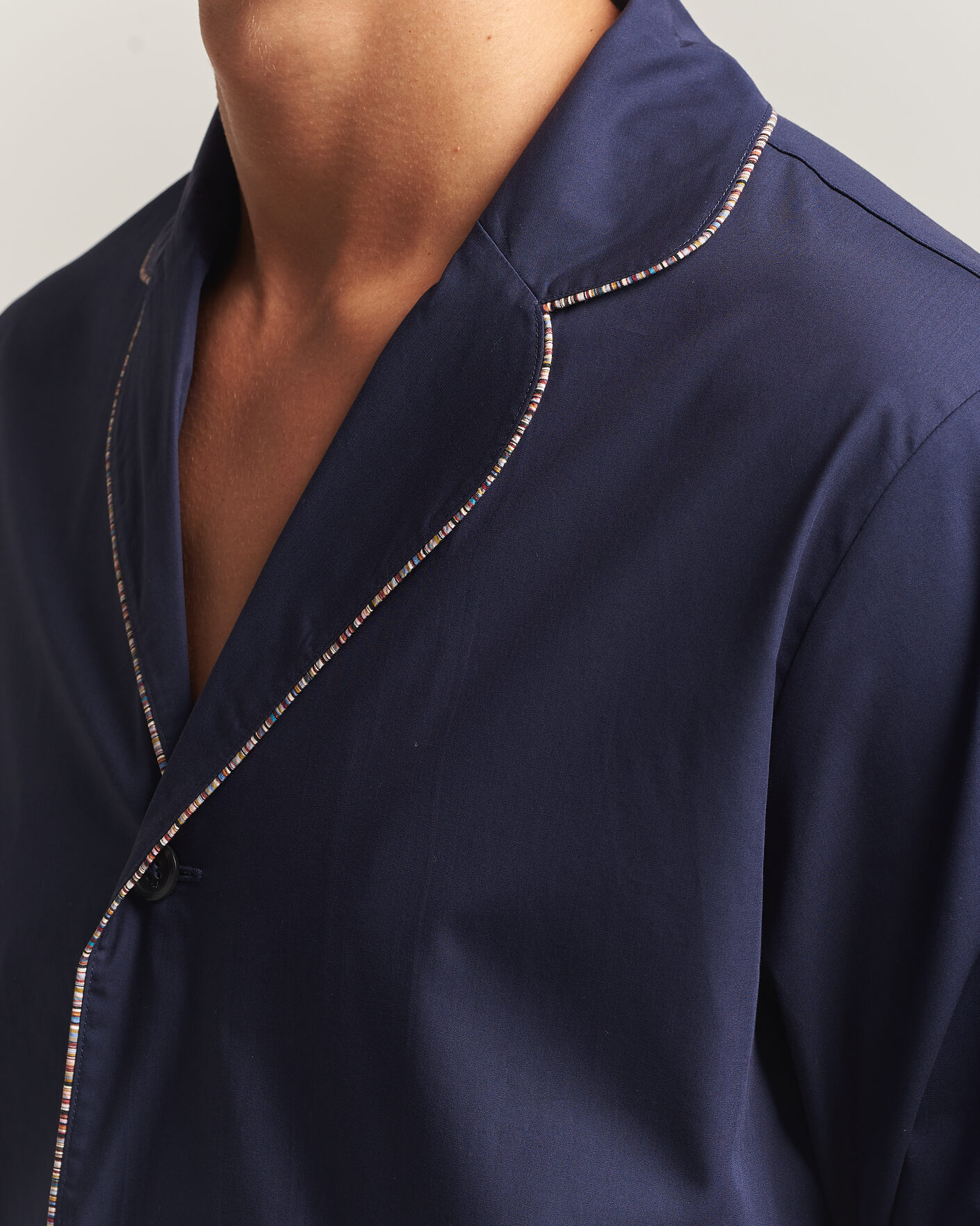Mies | Yöpuvut ja kylpytakit | Paul Smith | Signature Piped Pyjama Set Navy