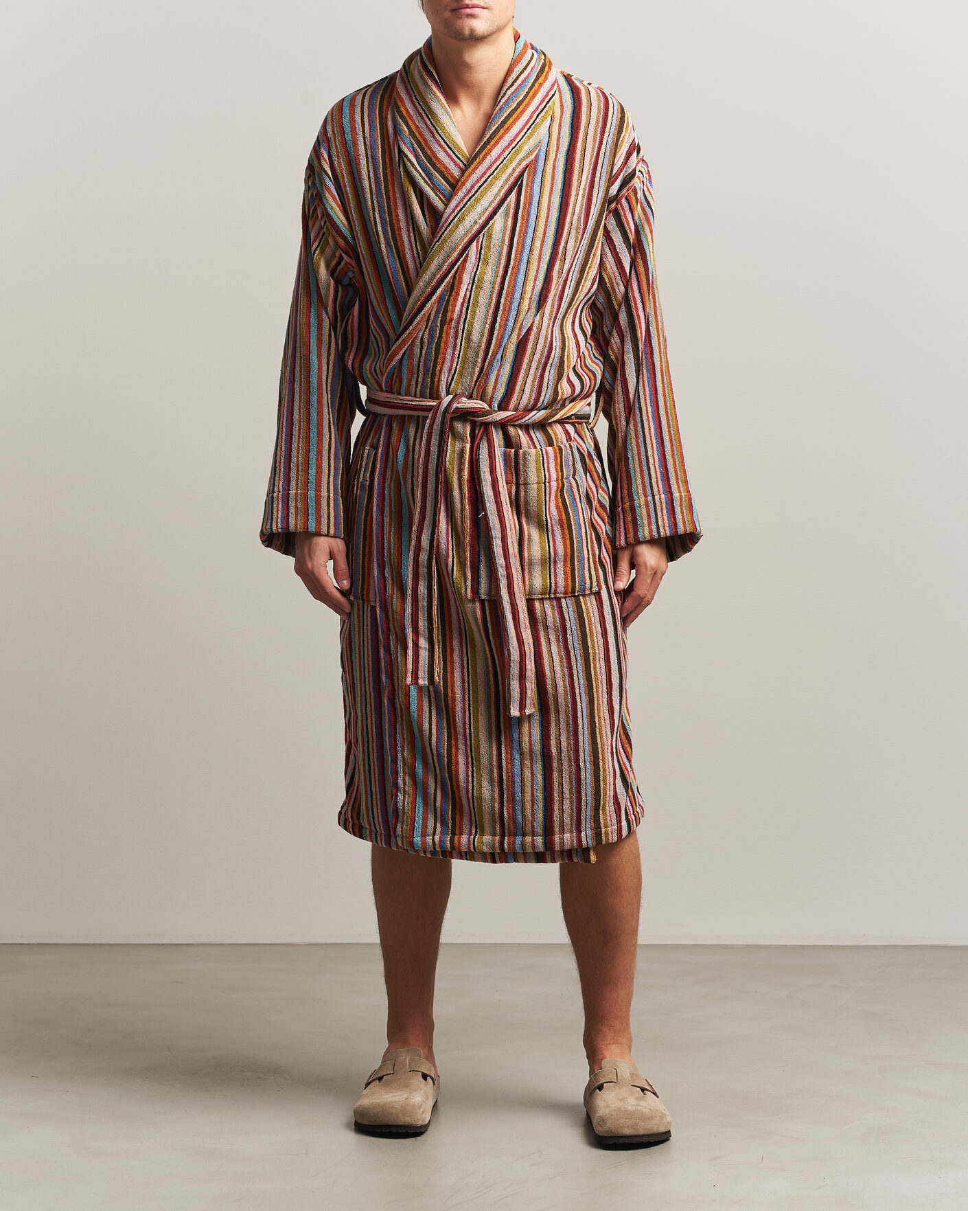 Mies | Yöpuvut ja kylpytakit | Paul Smith | Signature Stripe Robe Multi