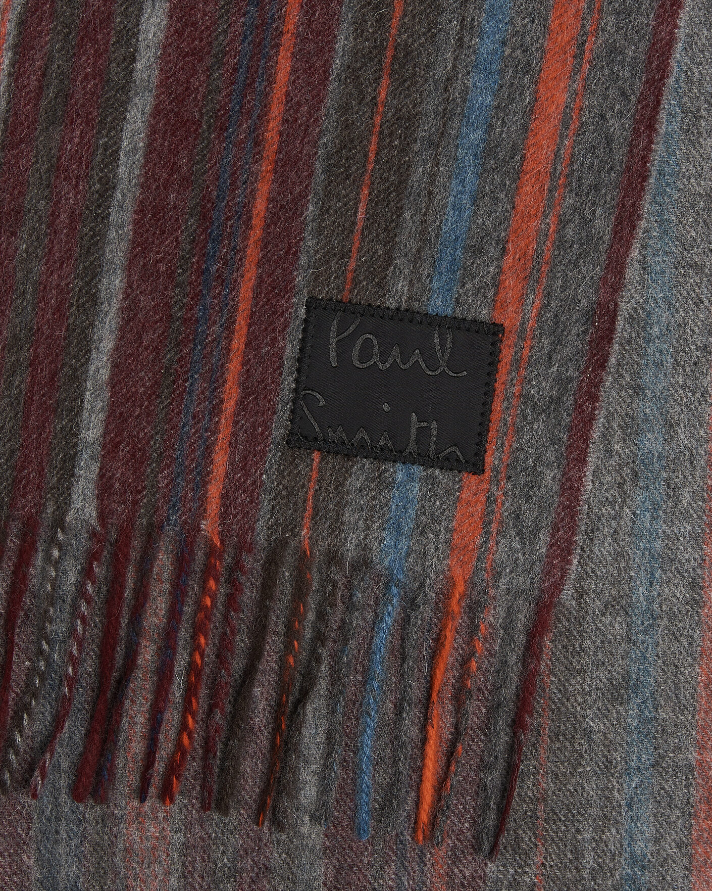 Mies | Kaulaliinat | Paul Smith | Lambswool Striped Scarf Red