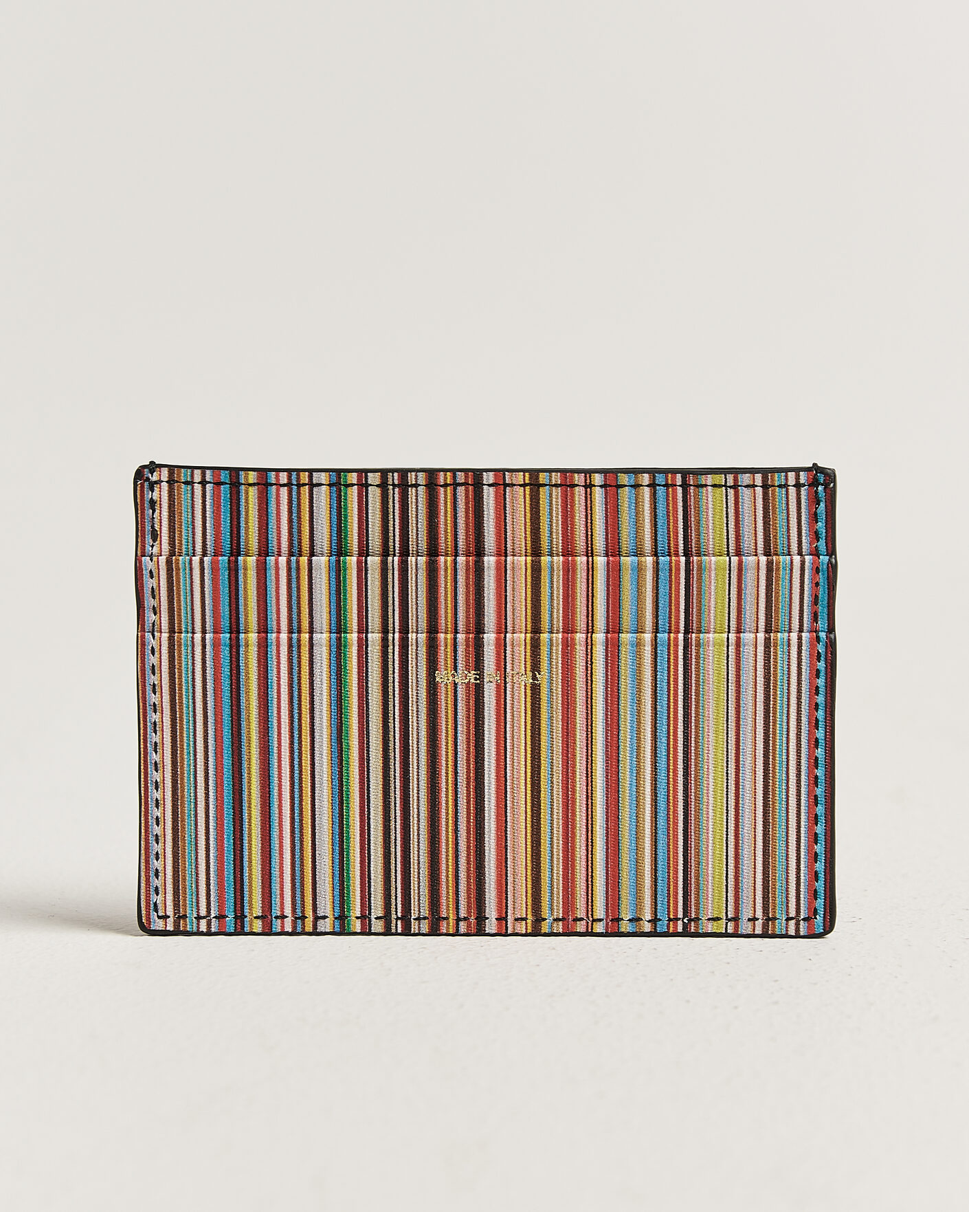 Mies | Lompakot | Paul Smith | Signature Stripe Card Holder Black