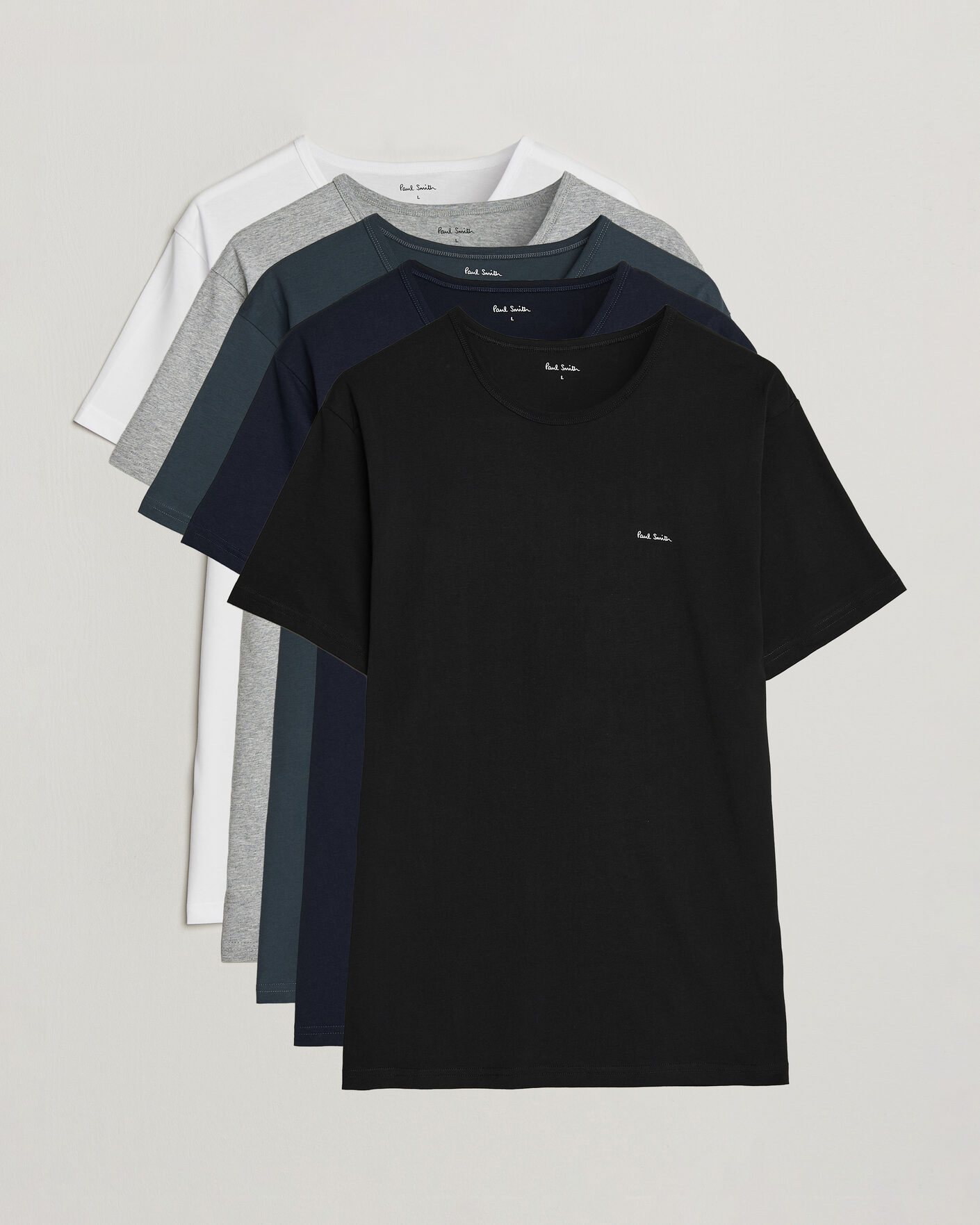 Mies | T-paidat | Paul Smith | 5-Pack Crew Neck T-Shirt Multi