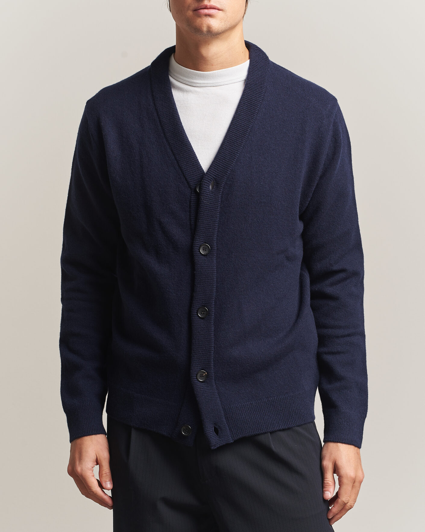 Mies | Puserot | PS Paul Smith | Wool Knitted Cardigan Navy