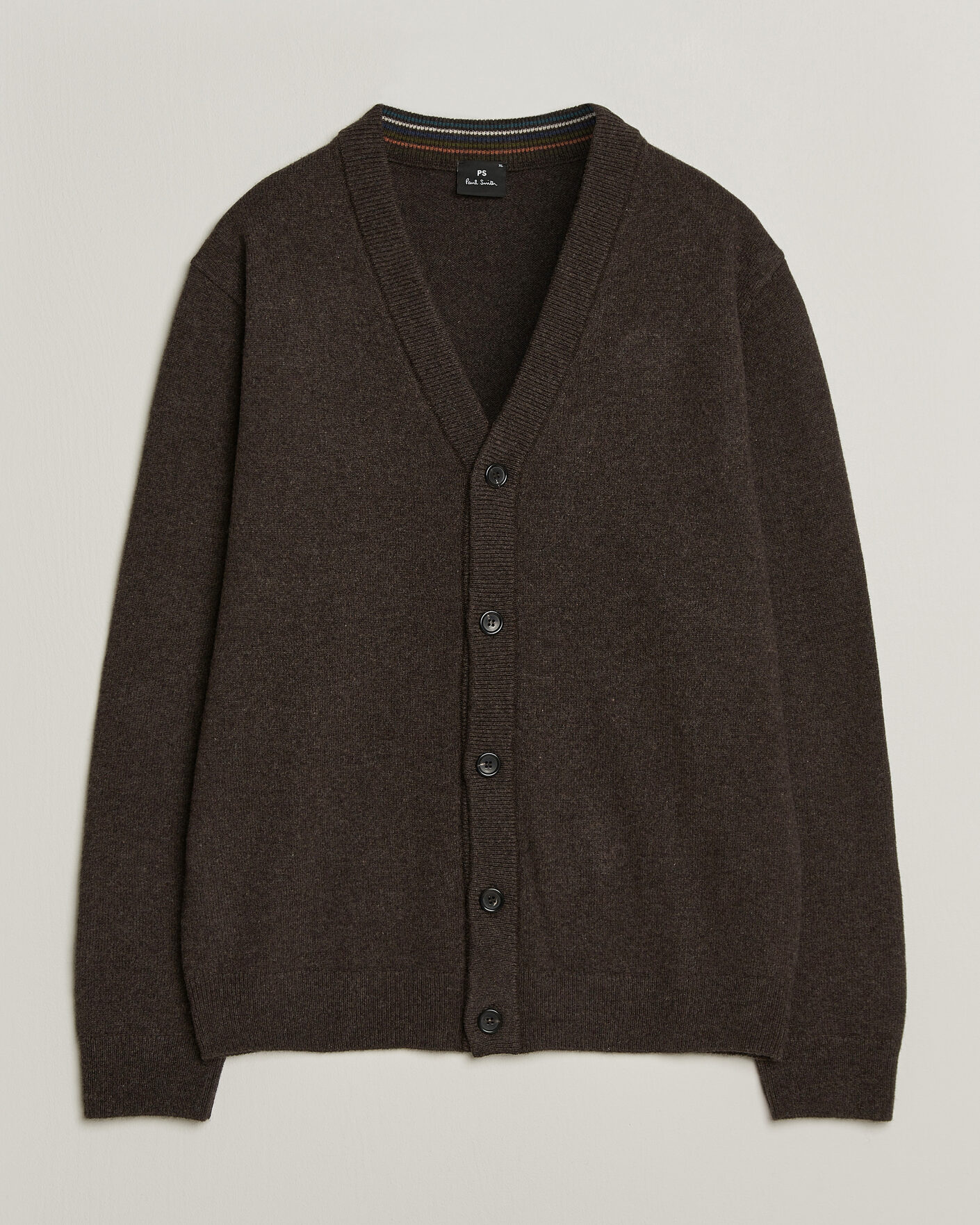 Mies | Puserot | PS Paul Smith | Wool Knitted Cardigan Brown