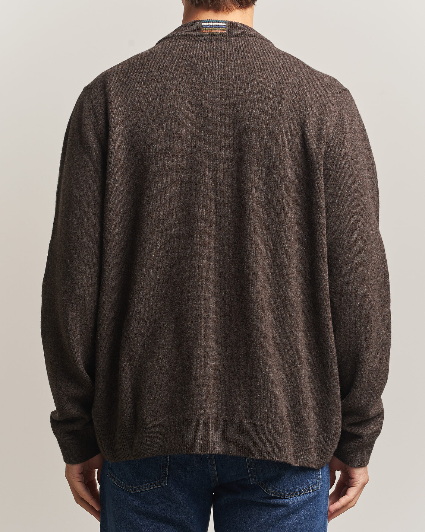 Mies | Puserot | PS Paul Smith | Wool Knitted Cardigan Brown