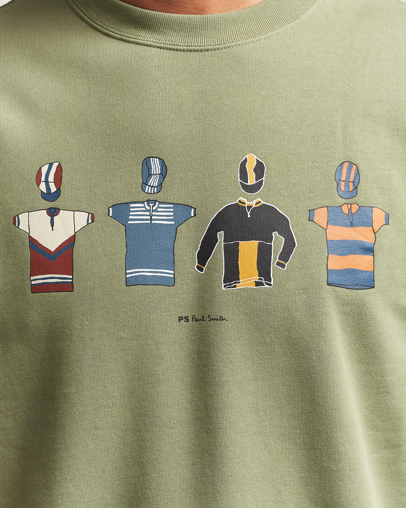 Mies | Puserot | PS Paul Smith | Cycle Jersey's Crew Sweatshirt Green