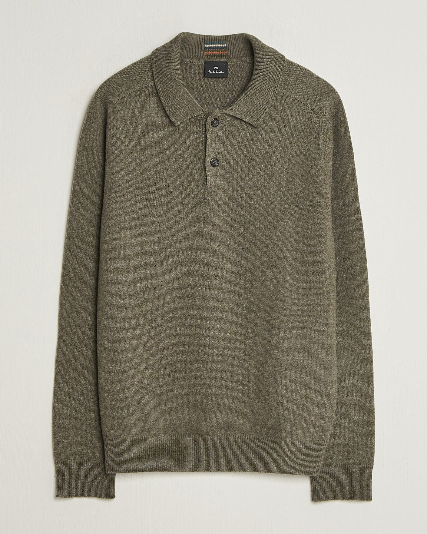 Mies | Puserot | PS Paul Smith | Wool Knitted Polo Green