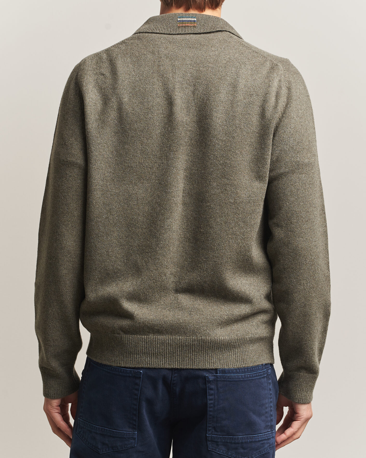 Mies | Puserot | PS Paul Smith | Wool Knitted Polo Green