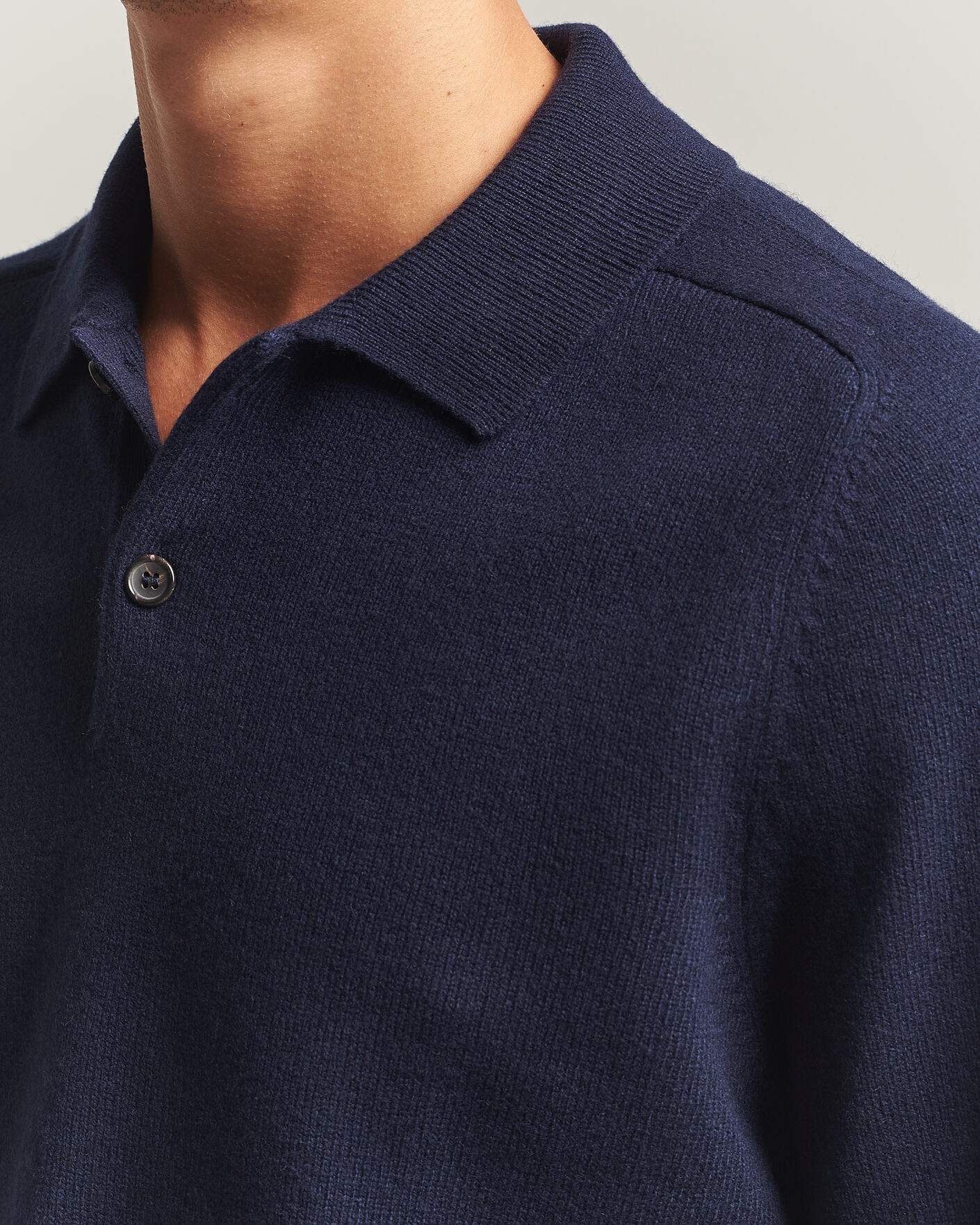 Mies | Puserot | PS Paul Smith | Wool Knitted Polo Navy