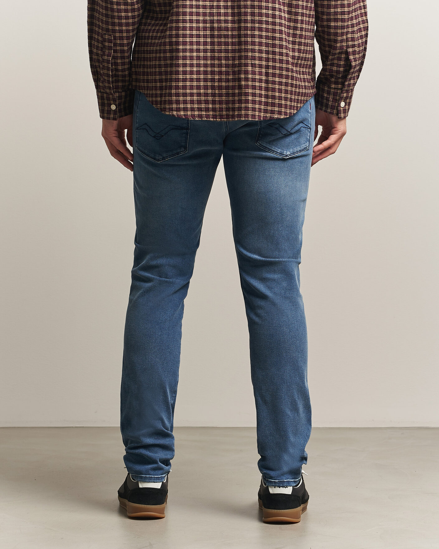 Mies | Farkut | Replay | Anbass Hyperflex Jeans Dark Blue