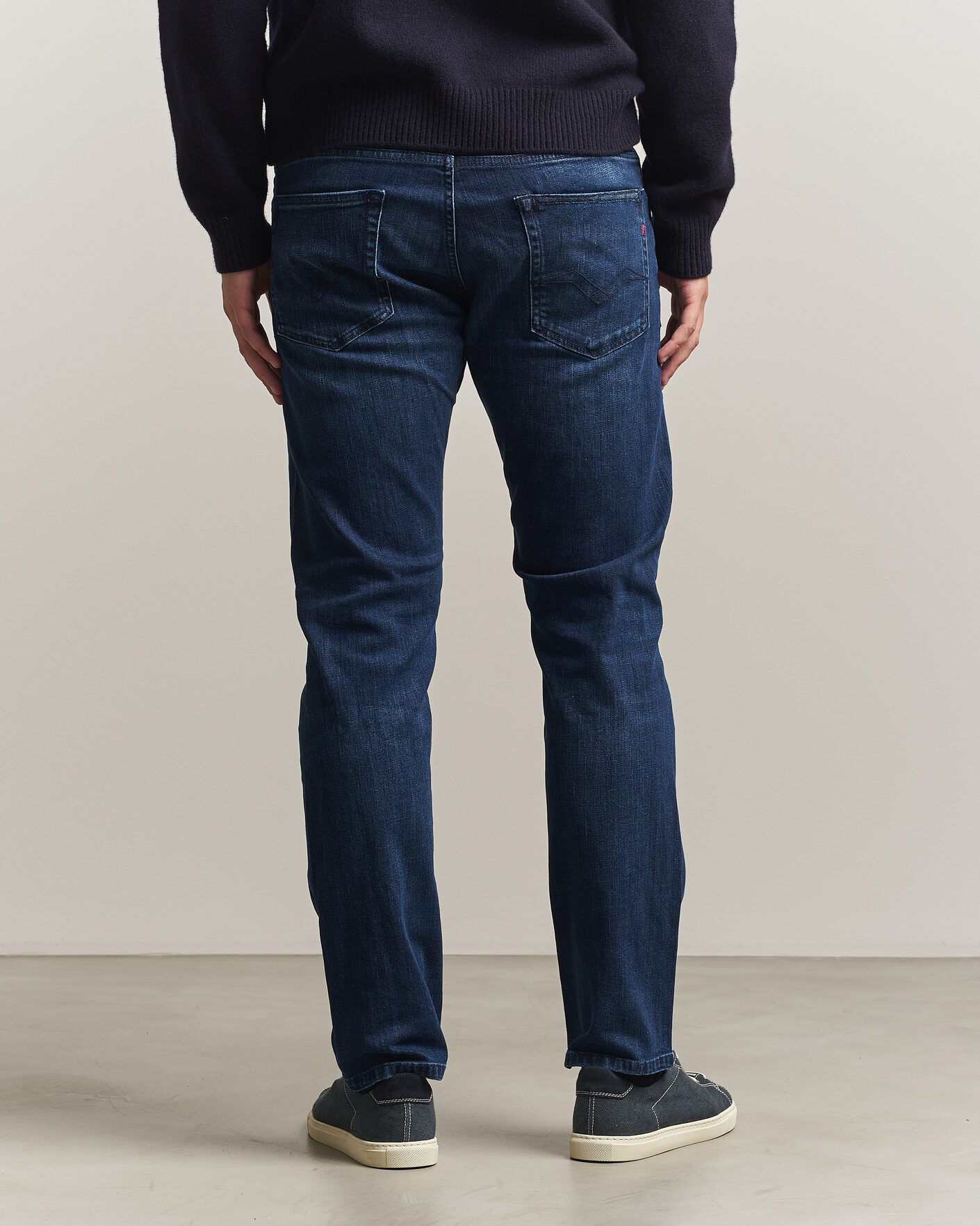 Mies | Farkut | Replay | Grover Powerstretch Jeans Dark Blue