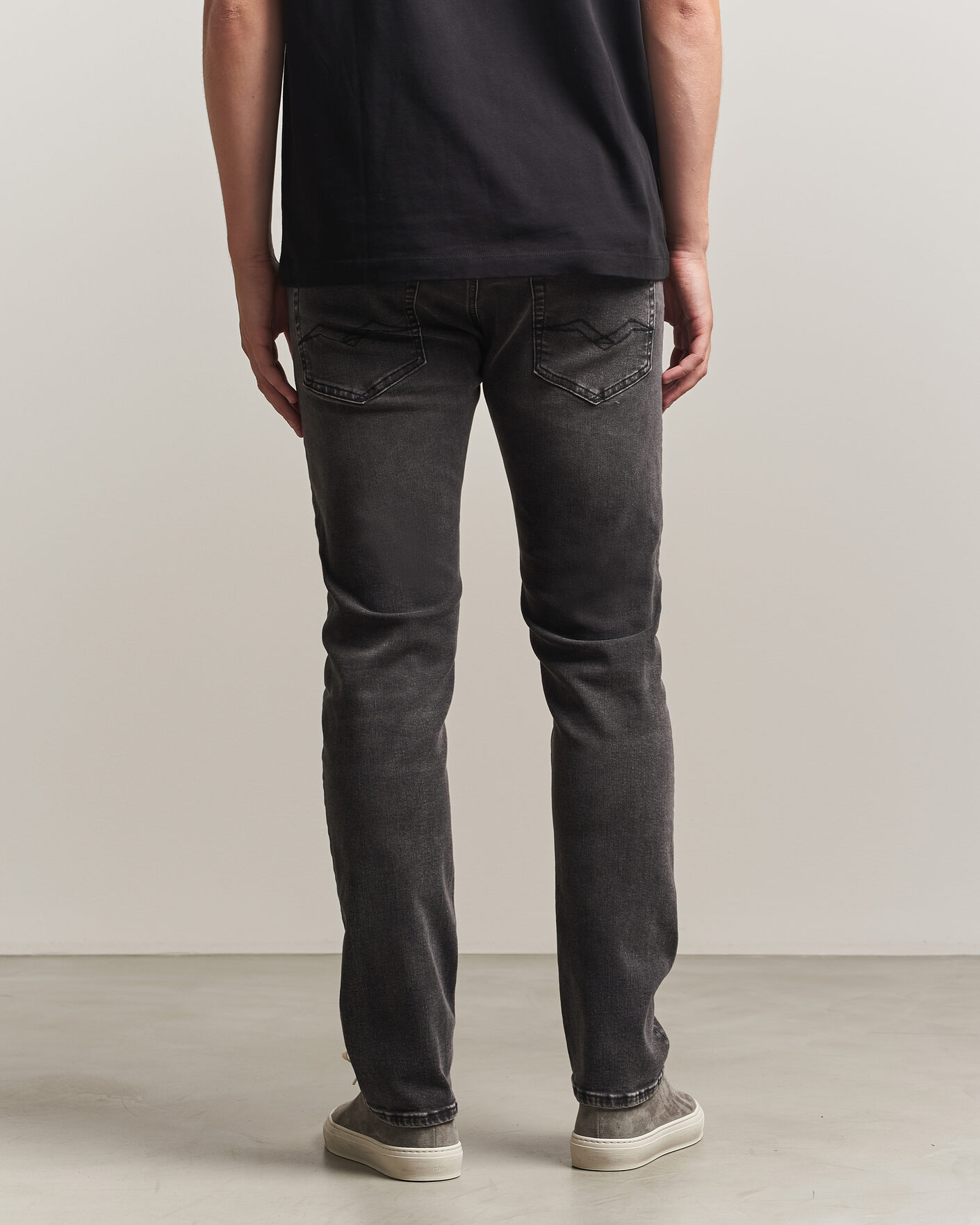 Mies | Farkut | Replay | Grover Hyperflex Jeans Dark Grey