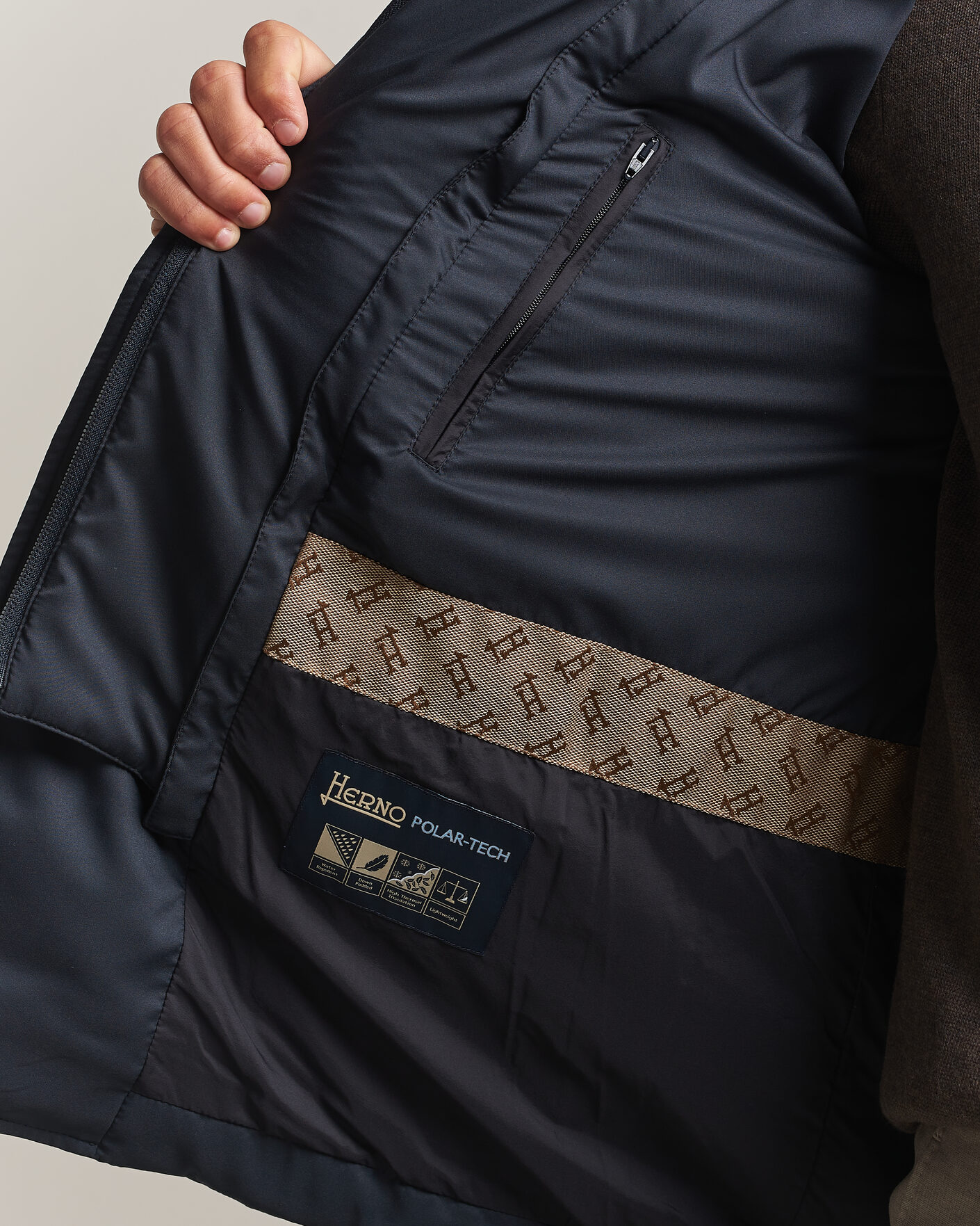 Mies | Takit | Herno | Nylon Down Blazer Navy