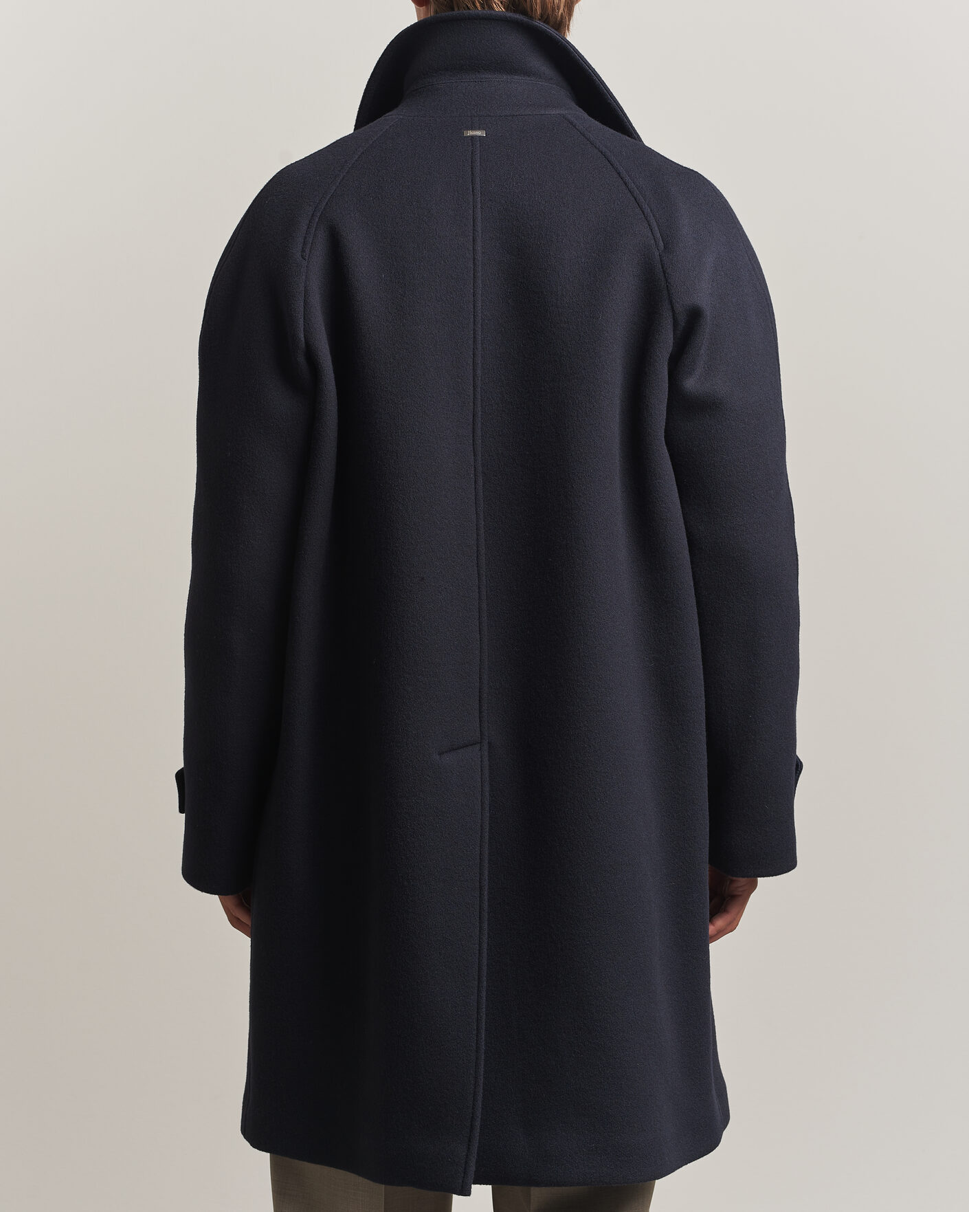 Mies | Takit | Herno | Raglan Wool Coat Navy