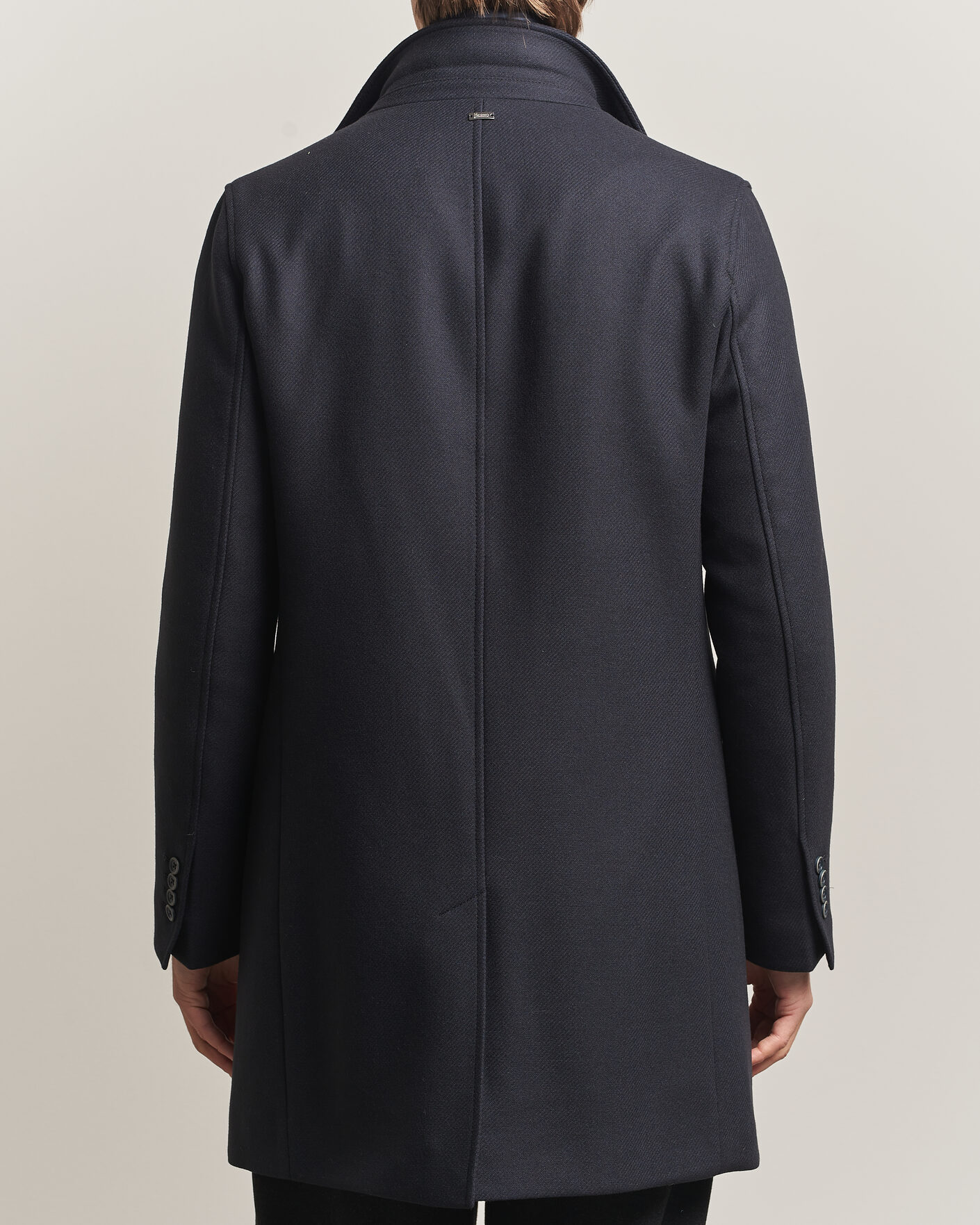 Mies | Takit | Herno | Wool Zip Coat Navy