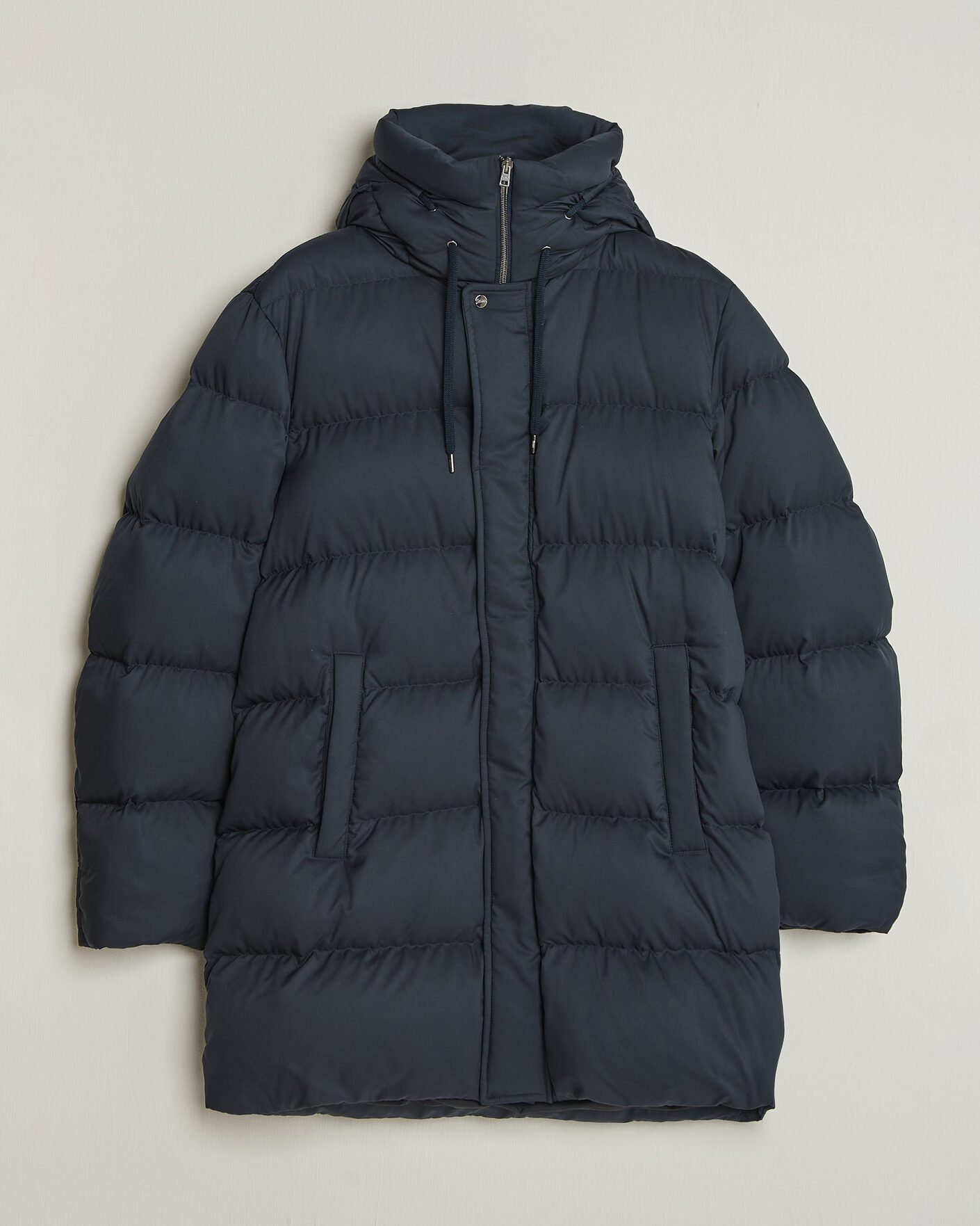 Mies | Takit | Herno | Faux Fur Down Parka Navy