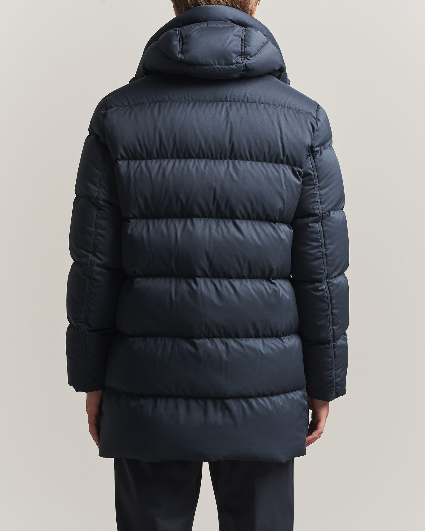 Mies | Takit | Herno | Faux Fur Down Parka Navy