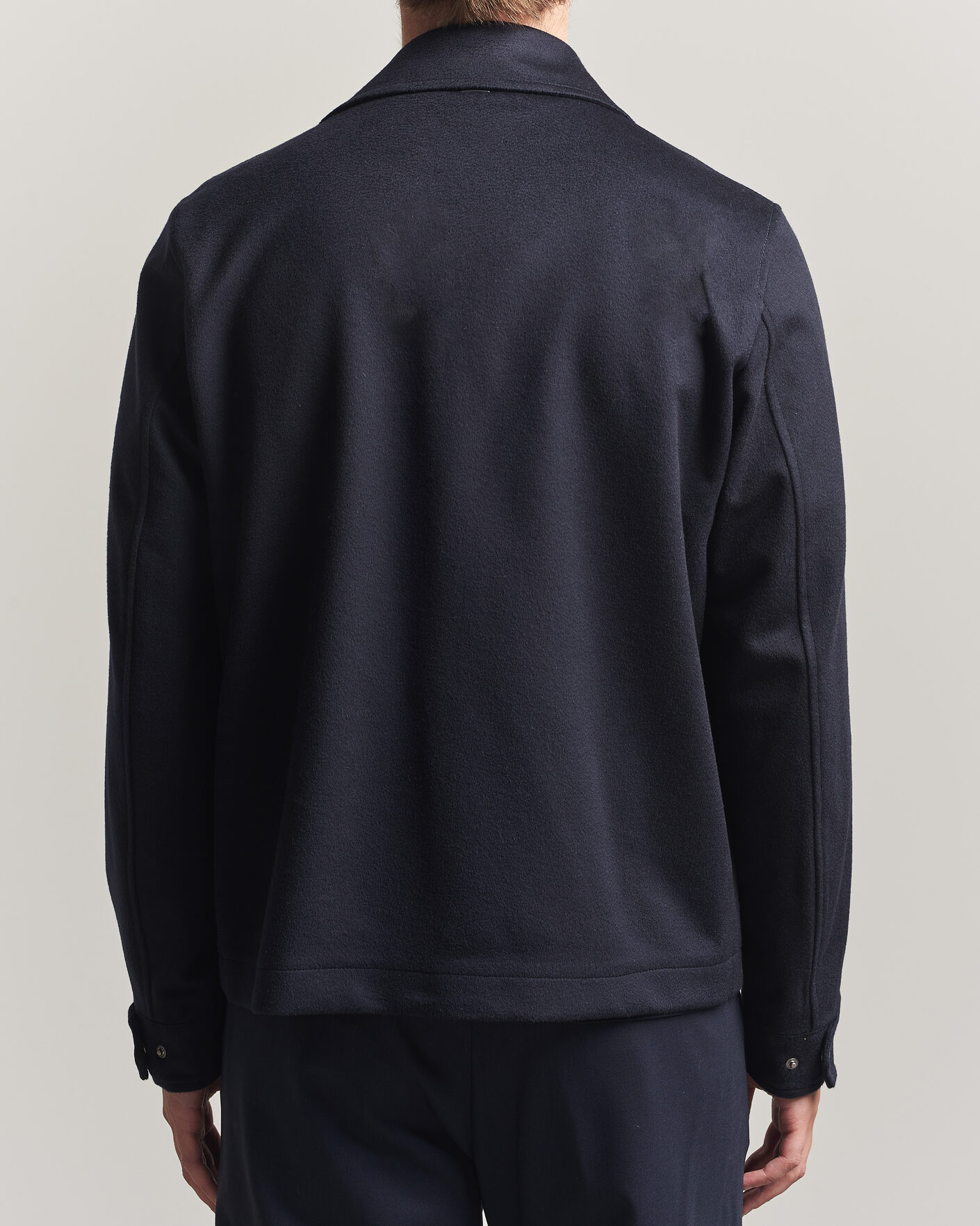 Mies | Takit | Herno | Cashmere Overshirt Navy