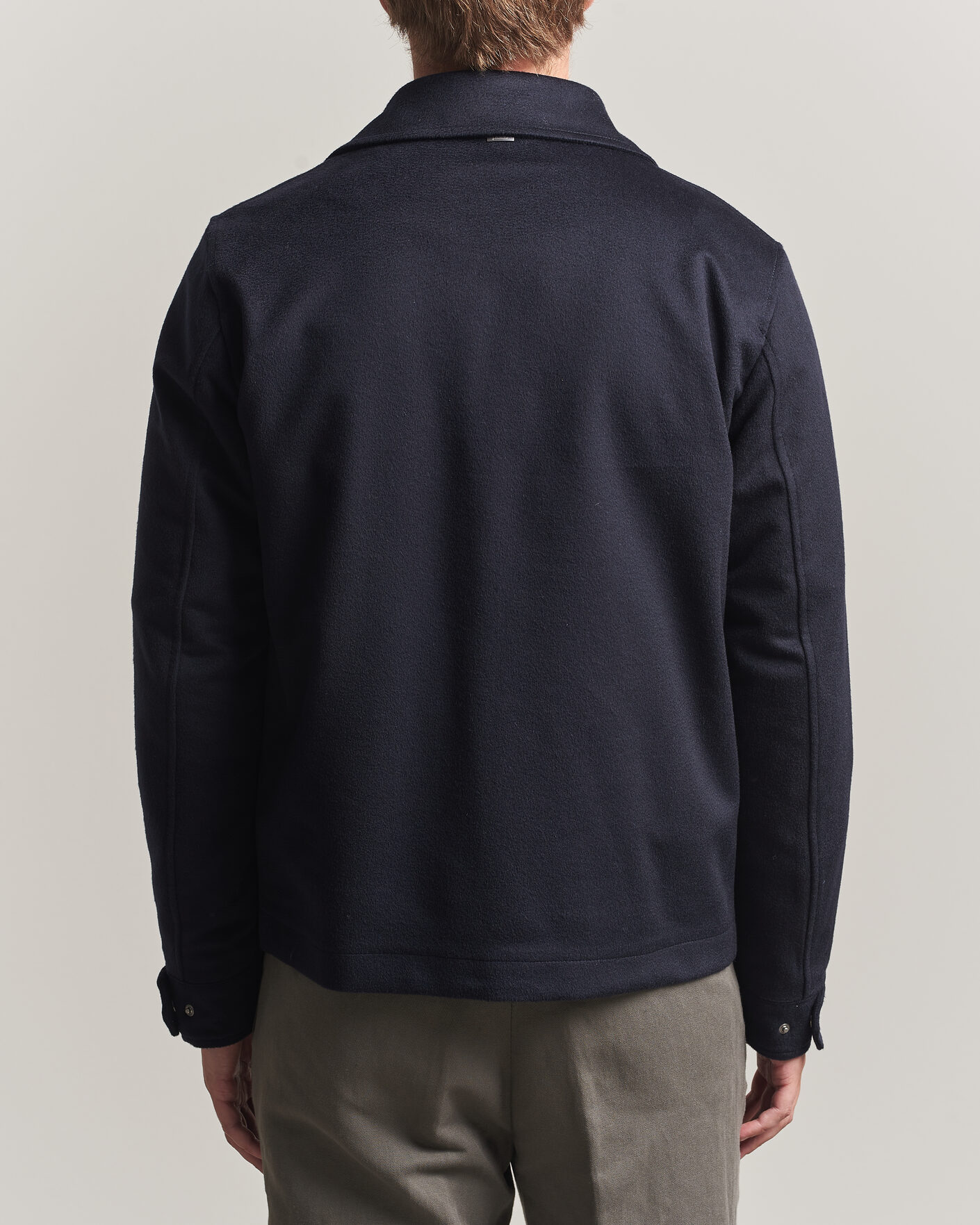 Mies | Takit | Herno | Cashmere Overshirt Navy