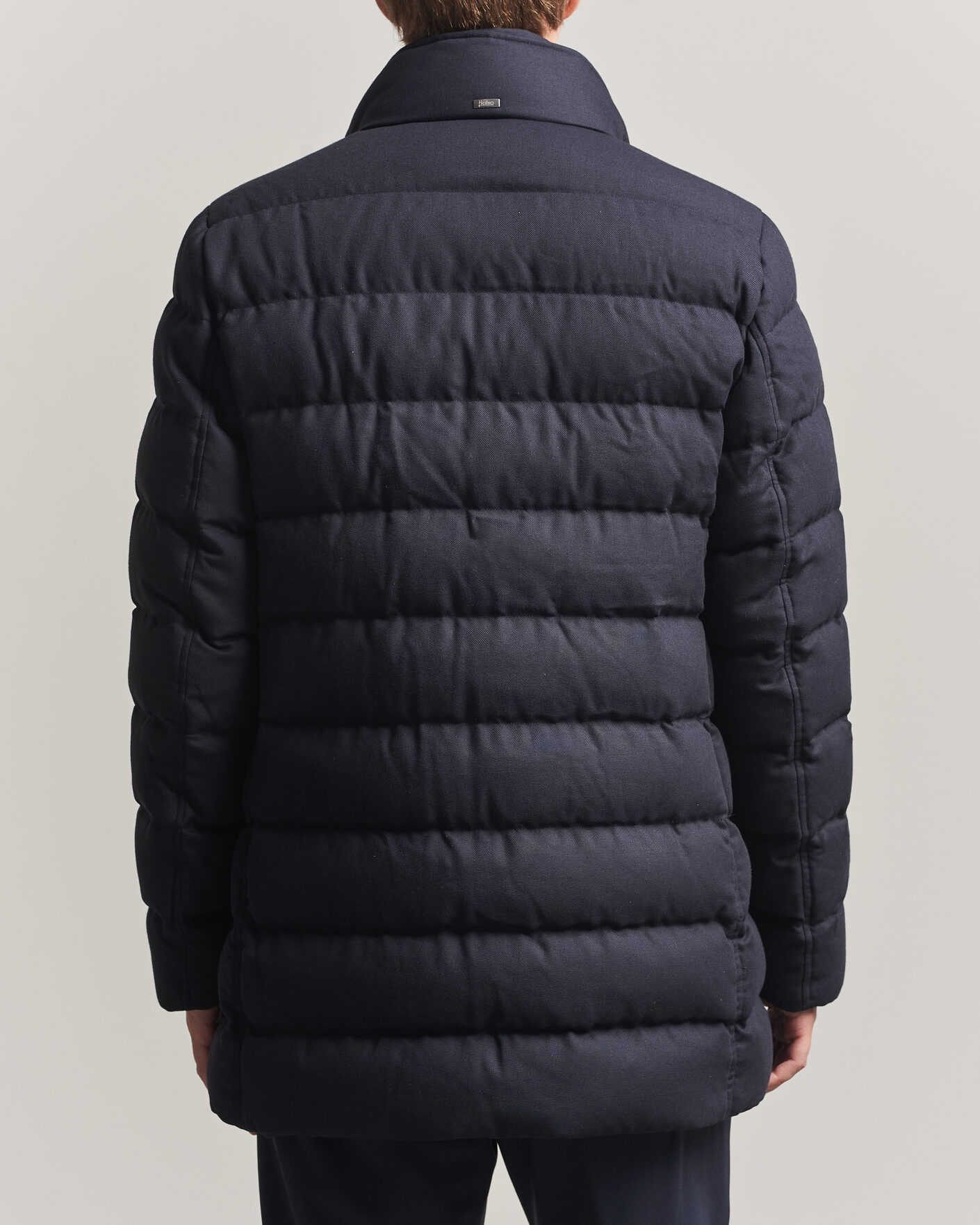 Mies | Takit | Herno | Flannel Down Coat Navy