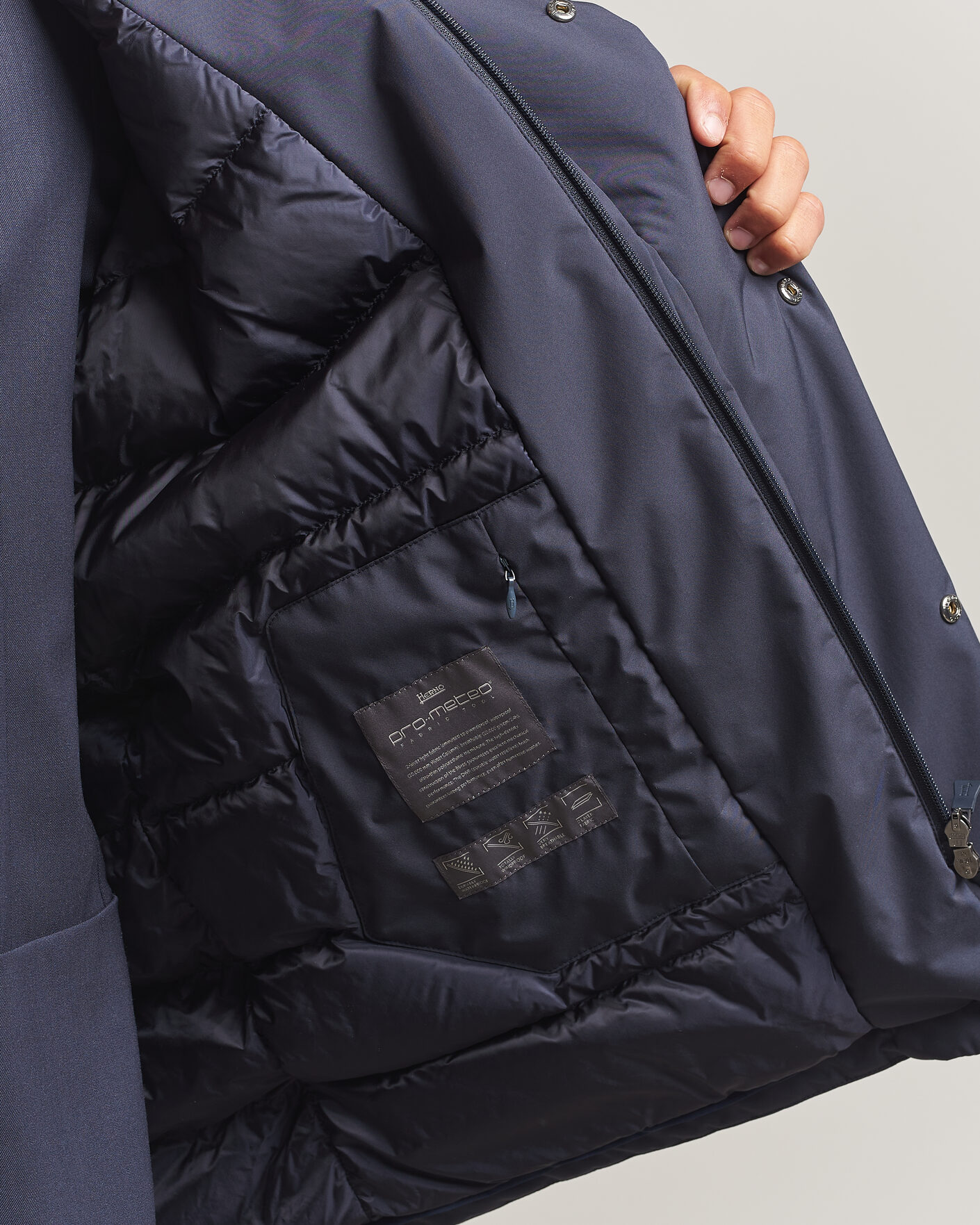 Mies | Takit | Herno | Waterproof Down Coat Navy