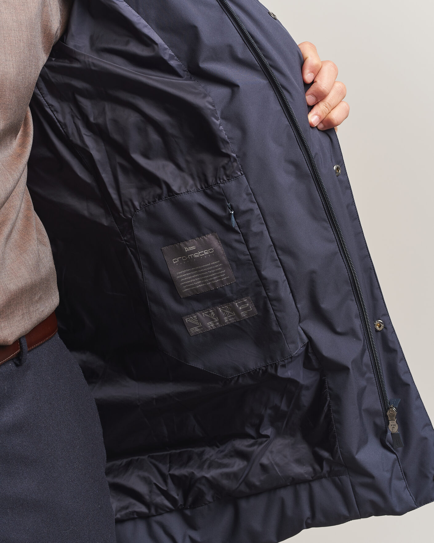 Mies | Takit | Herno | Waterproof Down Parka Navy