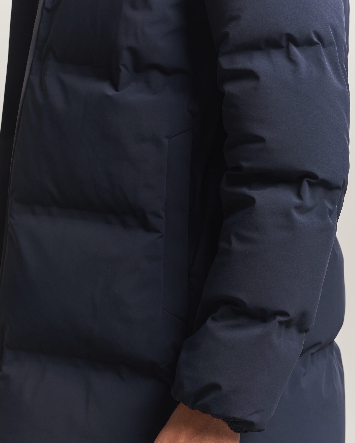 Mies | Takit | Herno | Waterproof Stretch Down Parka Navy
