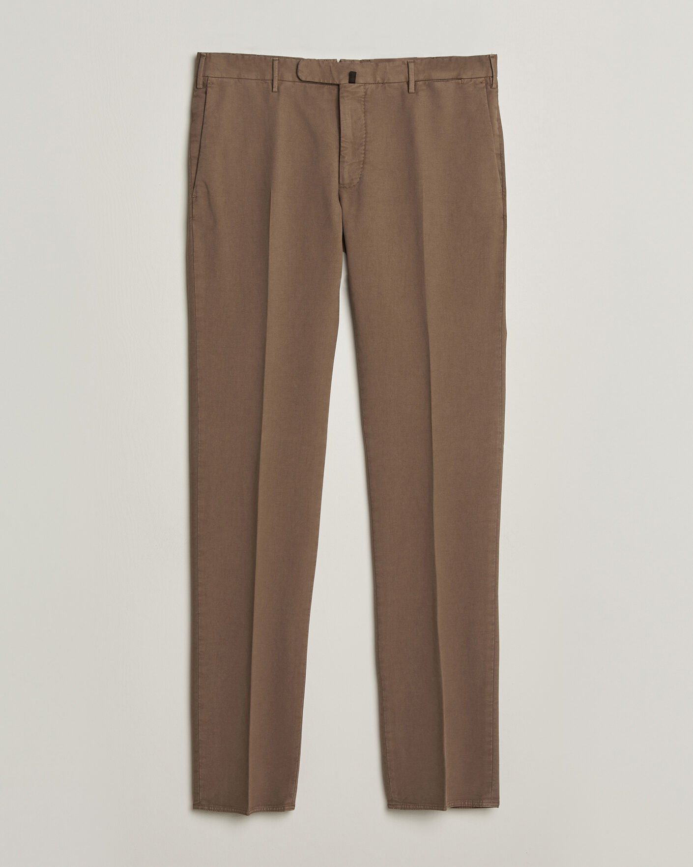 Mies | Housut | Incotex | Slim Fit Soft Cotton Stretch Chinos Taupe
