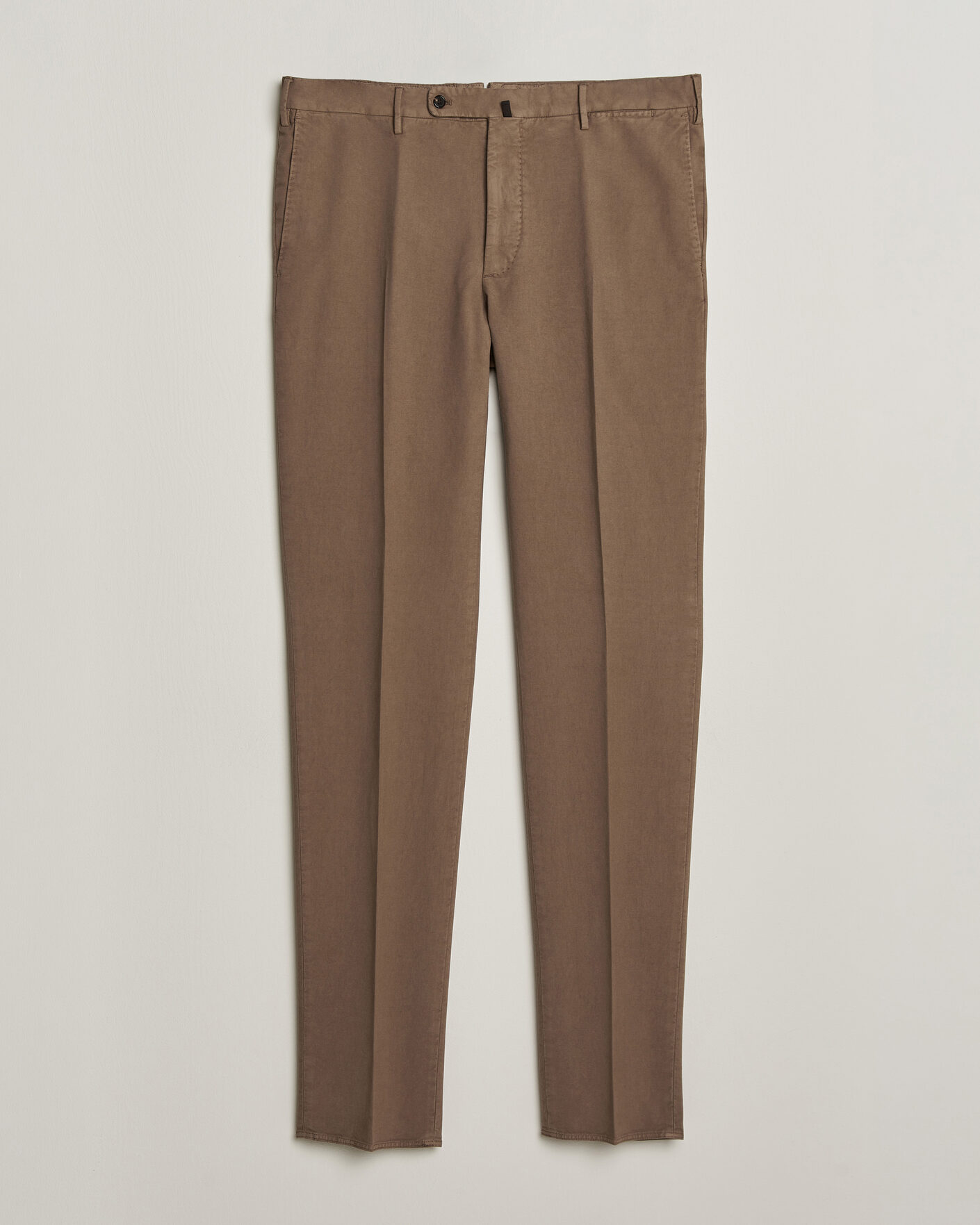 Mies | Housut | Incotex | Regular Fit Soft Cotton Stretch Chinos Taupe
