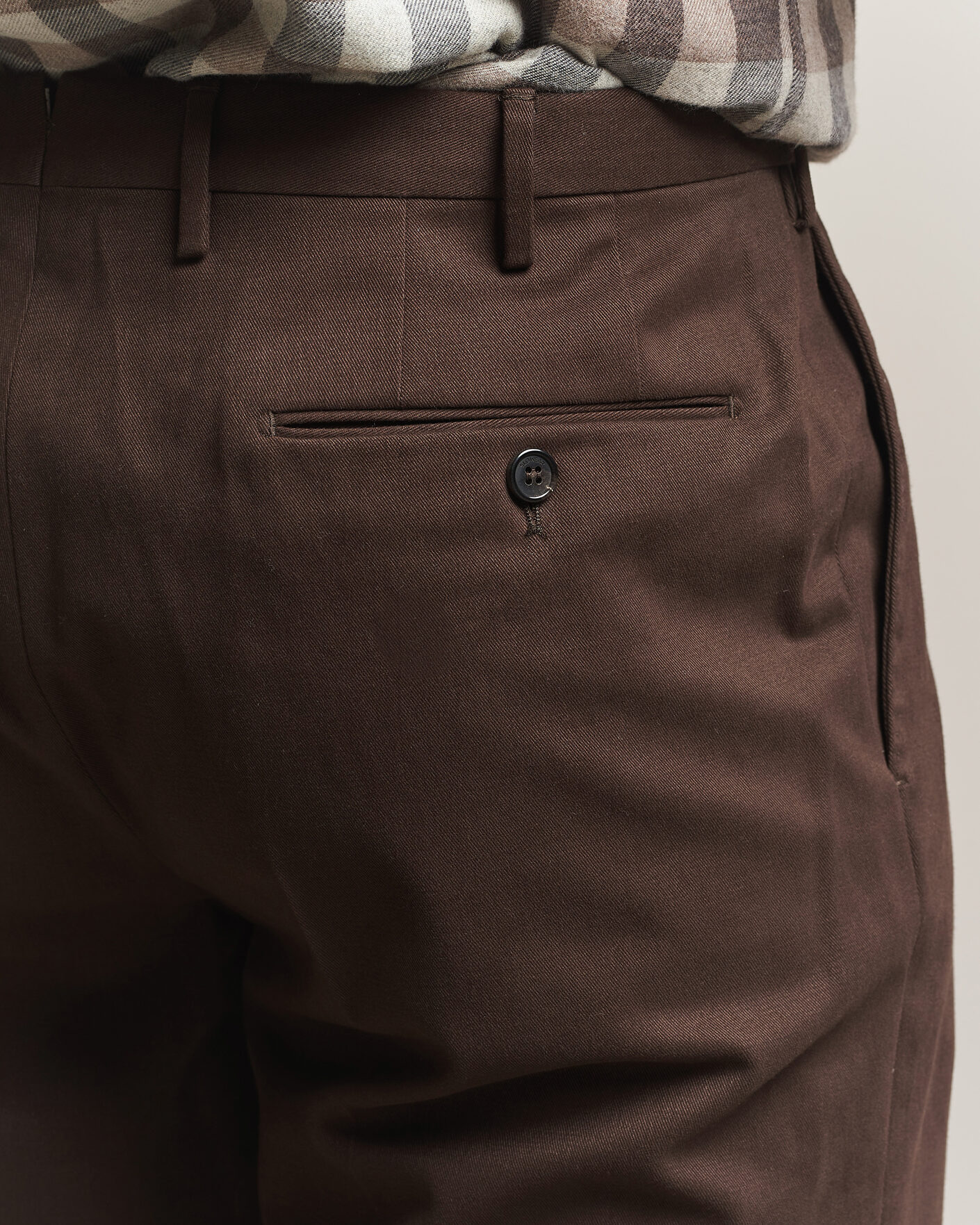 Mies | Housut | Incotex | Regular Fit Cotton/Cashmere Trousers Military