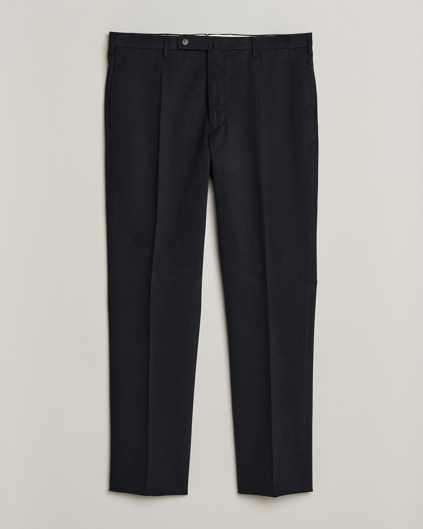 Mies | Housut | Incotex | Regular Fit Cotton/Cashmere Trousers Navy