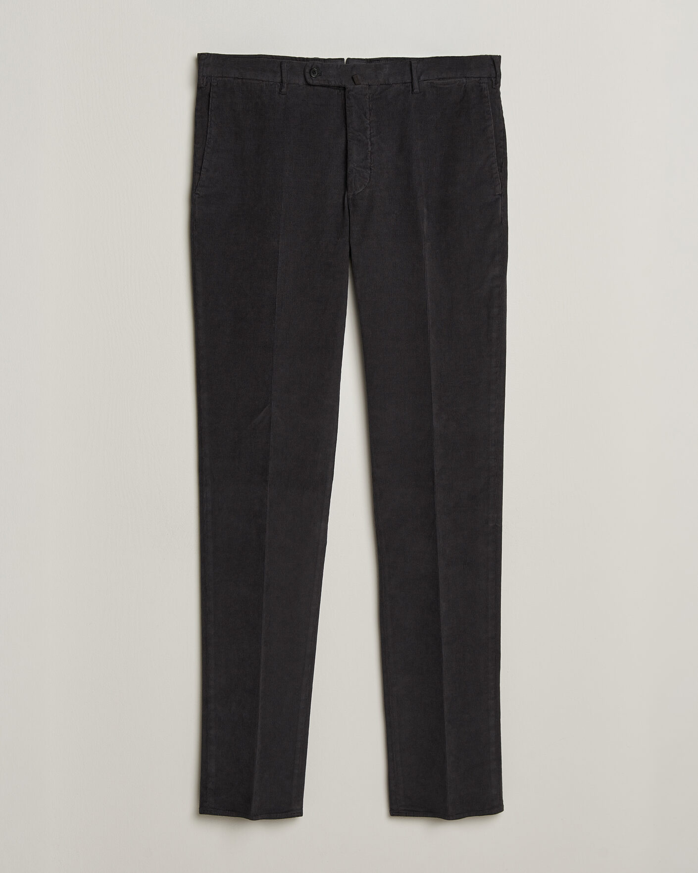 Mies | Housut | Incotex | Regular Fit Baby Corduroy Trousers Dark Grey