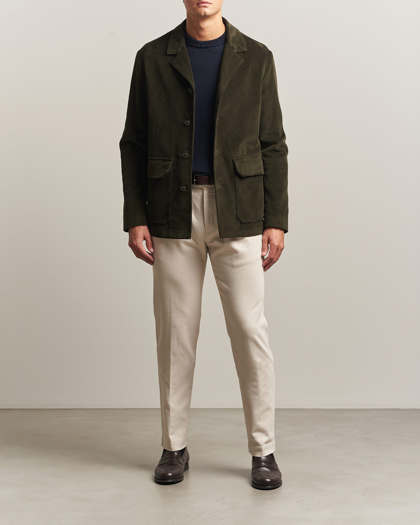 Mies | Housut | Incotex | Regular Fit Cover Chinos Off White