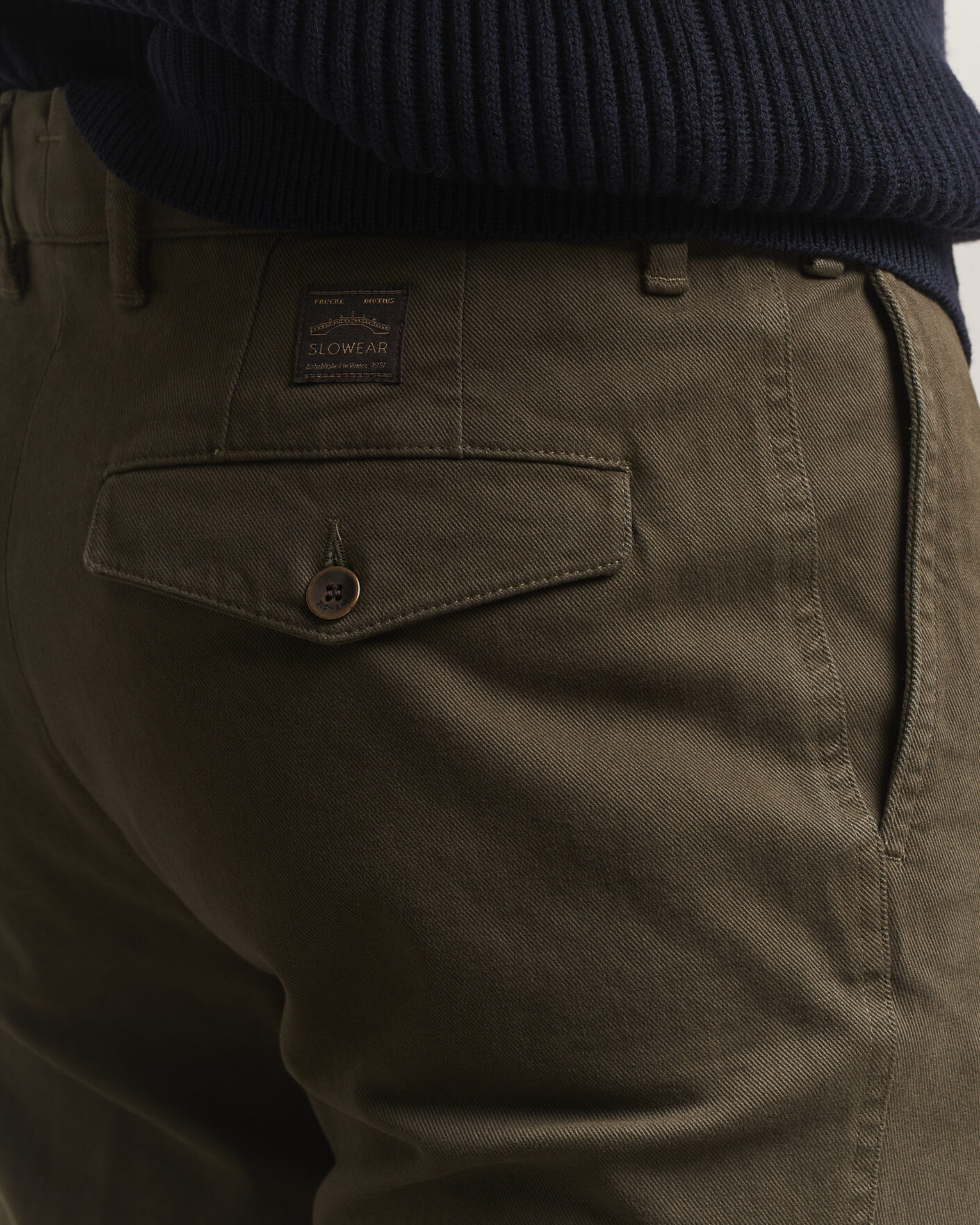 Mies | Housut | Incotex | Regular Fit Cover Chinos Dark Green