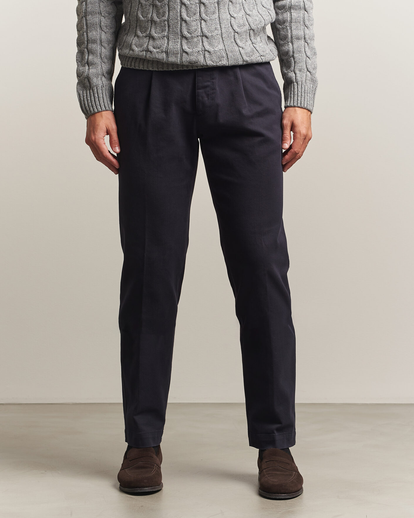 Mies | Housut | Incotex | Regular Fit Cover Chinos Navy