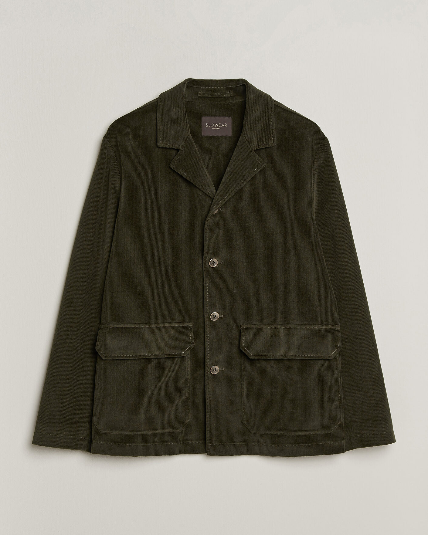 Mies | Pikkutakit | Incotex | Corduroy Sports Jacket Forest Green