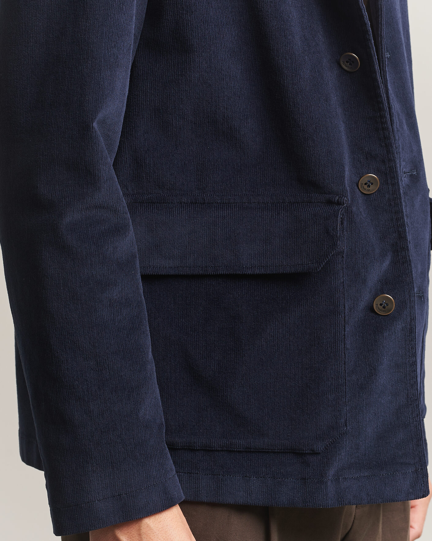 Mies | Pikkutakit | Incotex | Corduroy Sports Jacket Navy