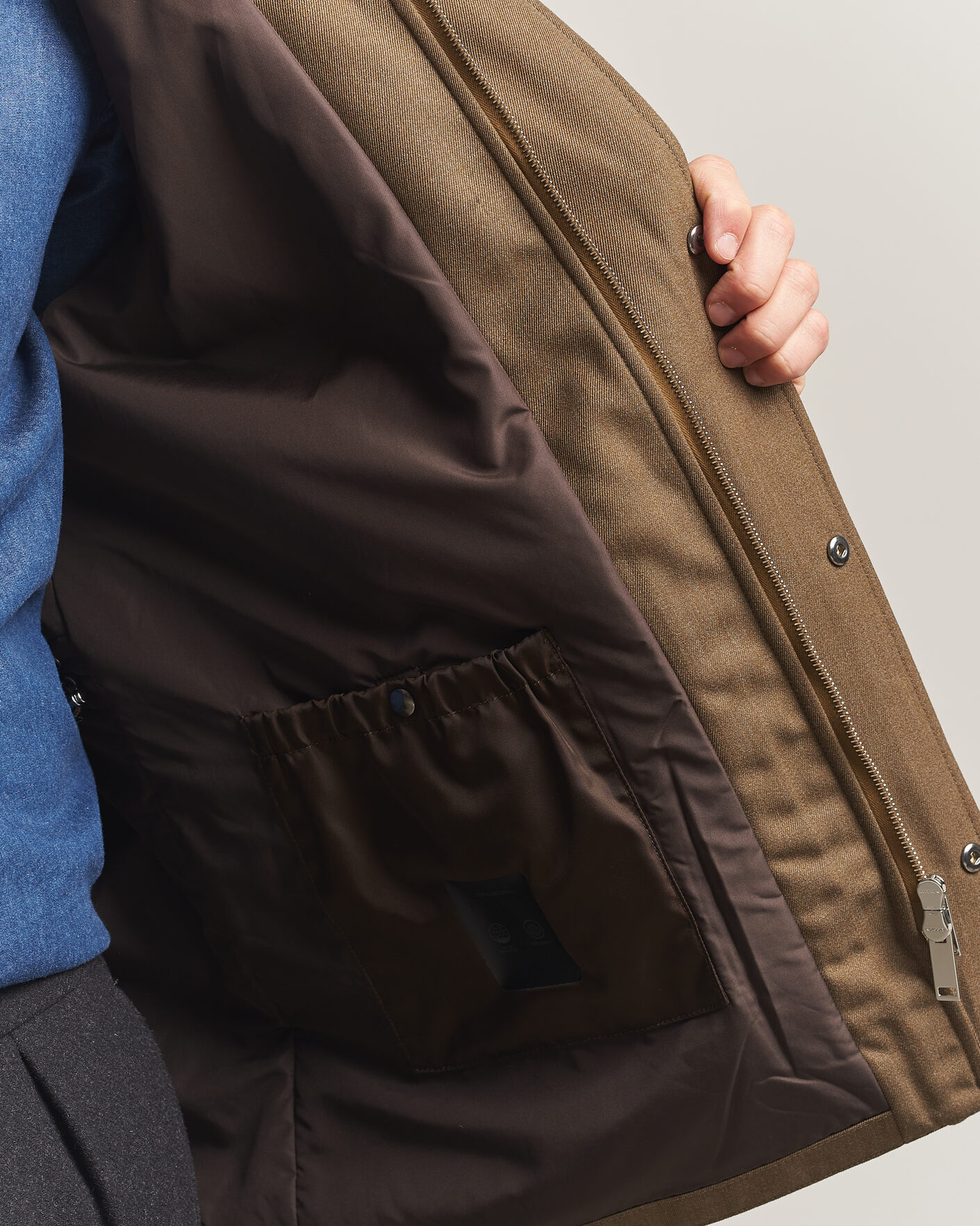 Mies | Takit | Incotex | Water Repellent Rain Caban Country Green