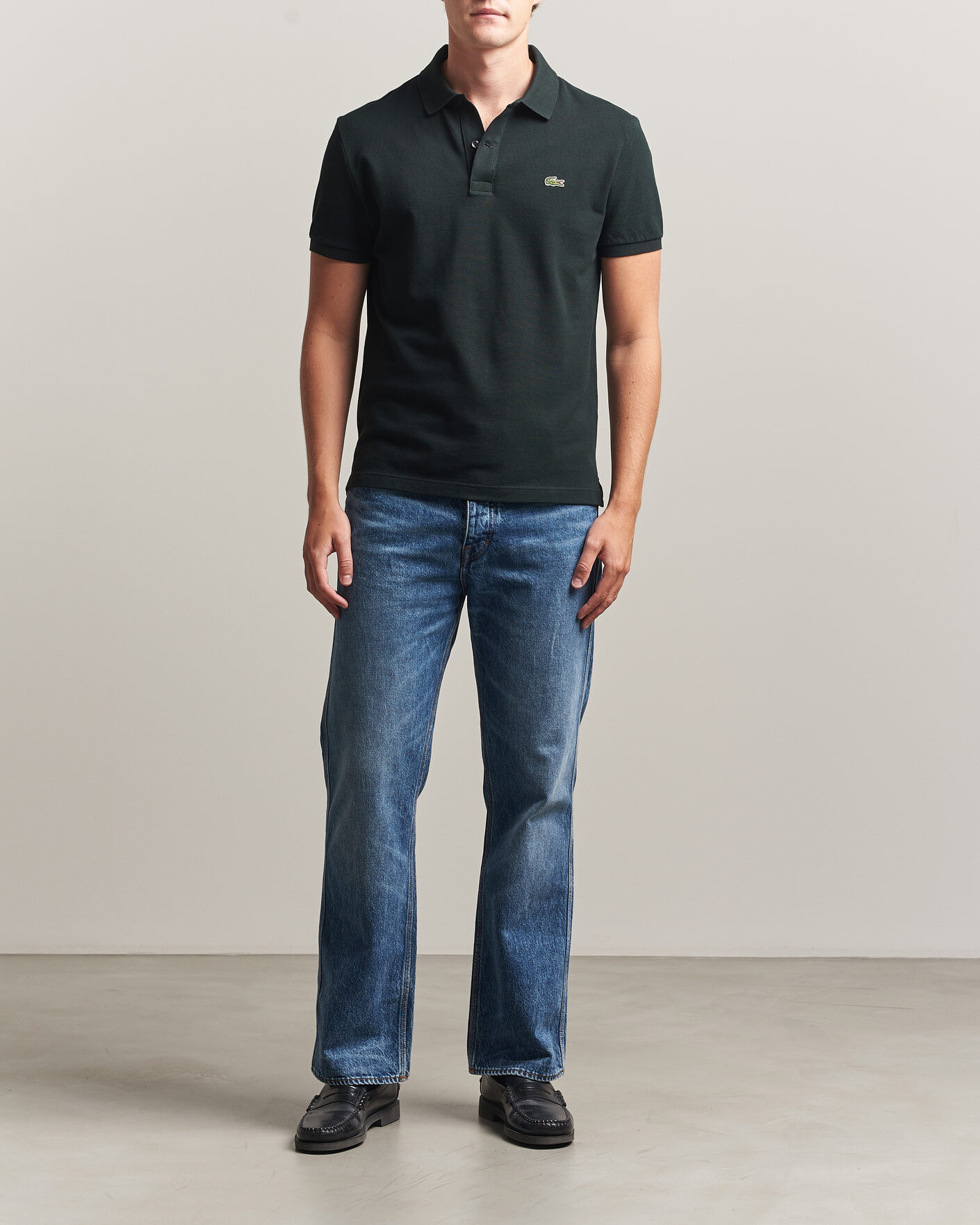 Mies | Pikeet | Lacoste | Slim Fit Polo Piké Dark Varech