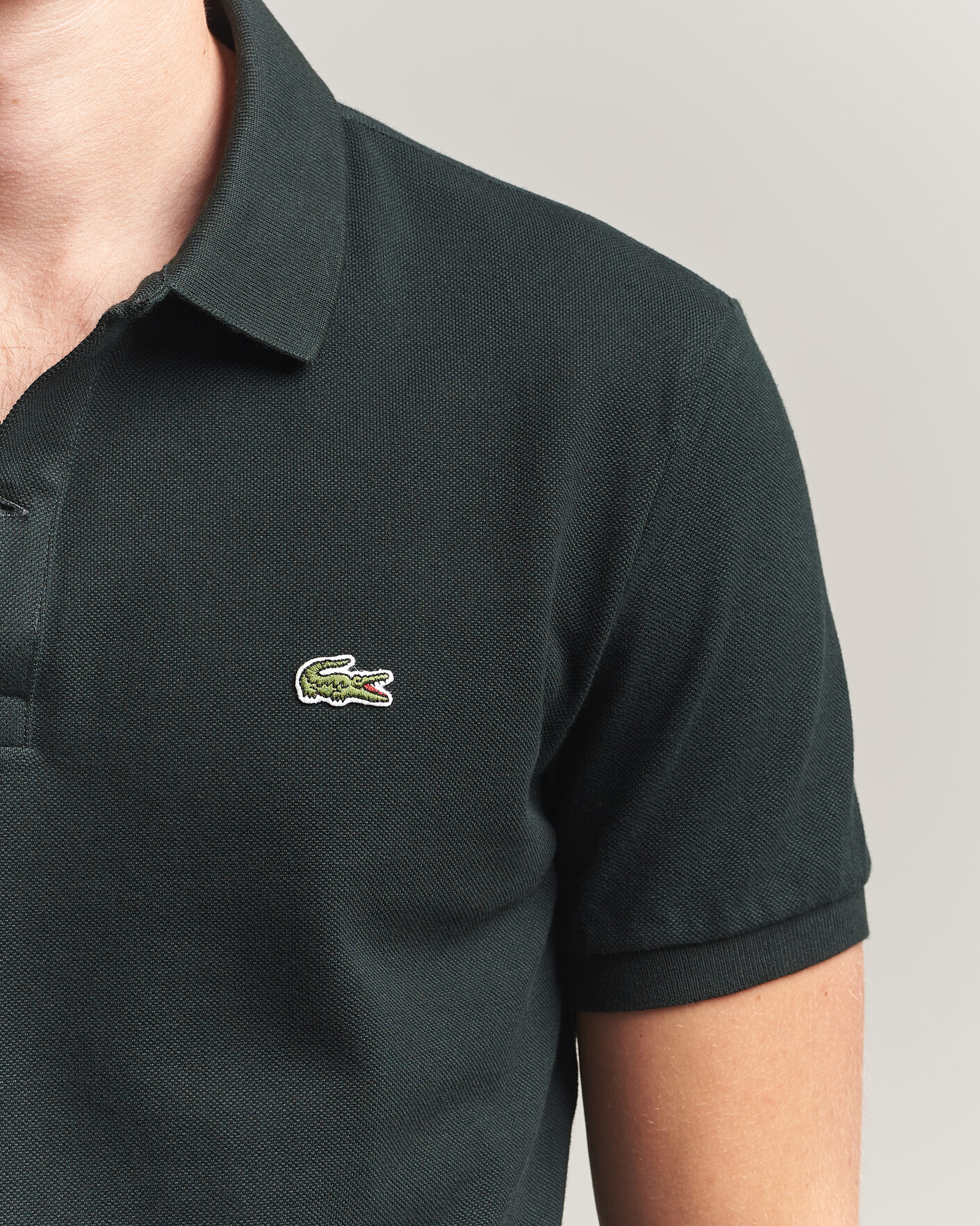 Mies | Pikeet | Lacoste | Slim Fit Polo Piké Dark Varech