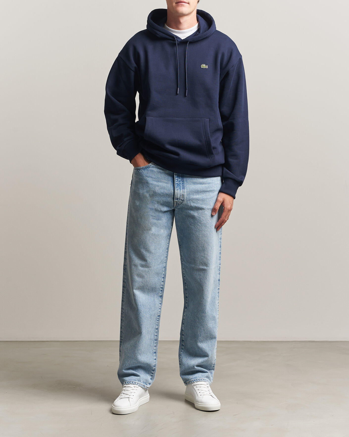 Mies | Puserot | Lacoste | Hoodie Navy Blue