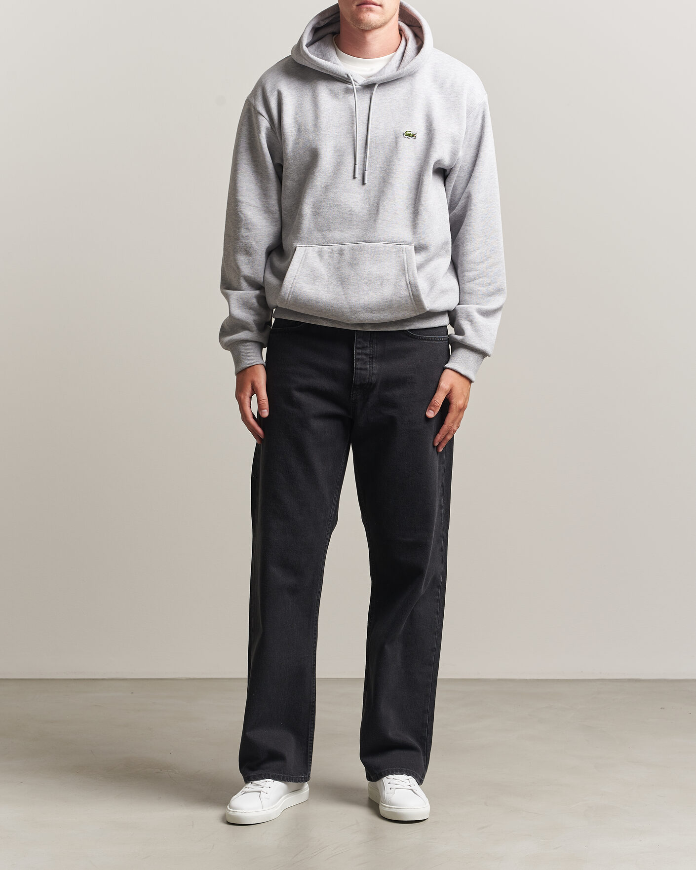Mies | Puserot | Lacoste | Hoodie Silver Chine