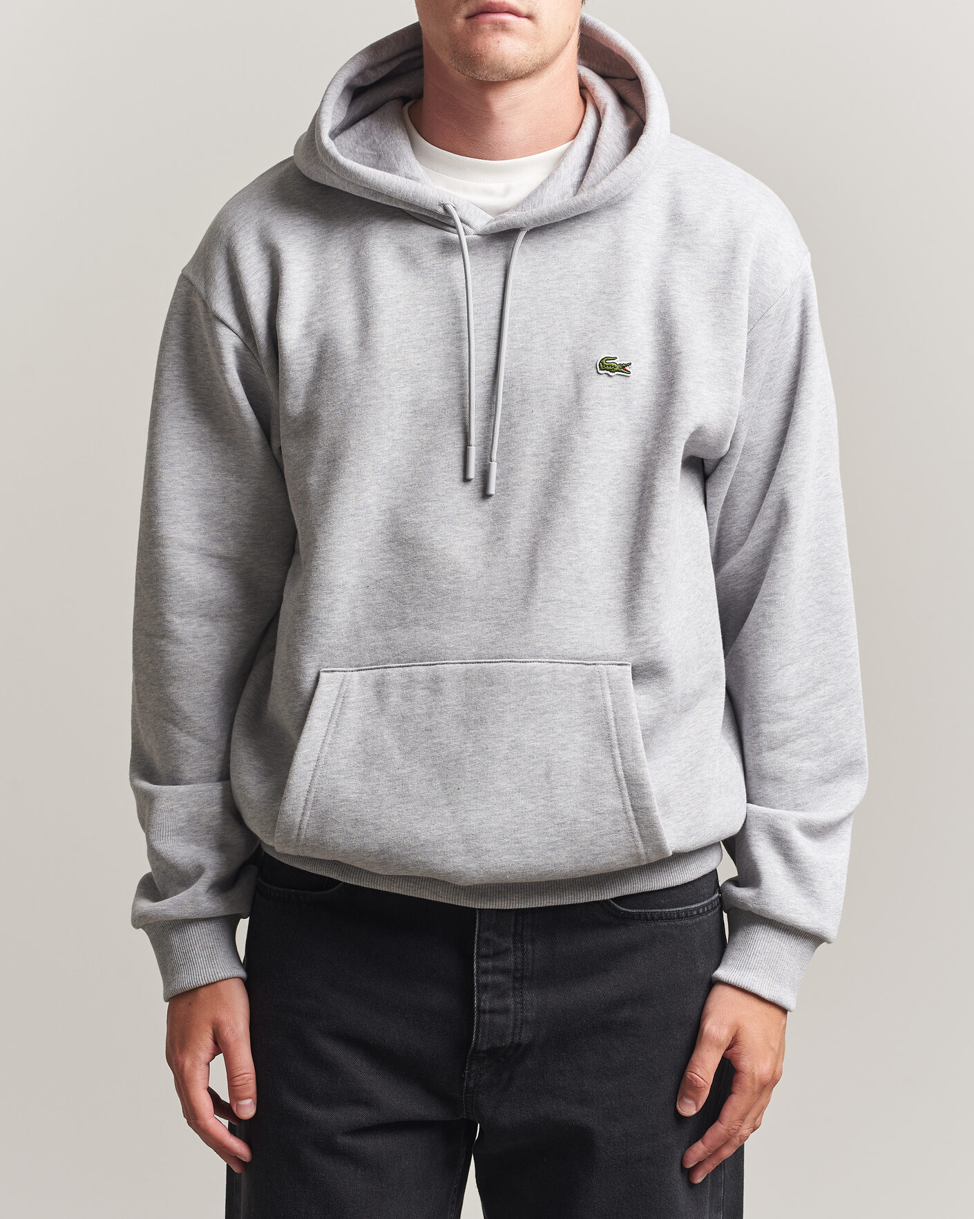 Mies | Puserot | Lacoste | Hoodie Silver Chine