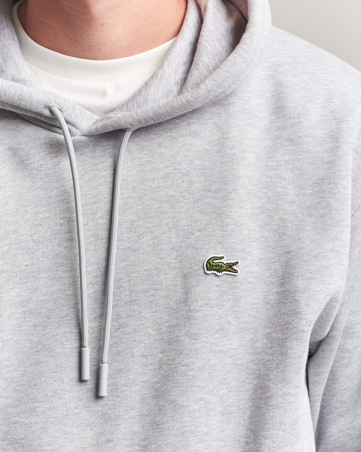 Mies | Puserot | Lacoste | Hoodie Silver Chine