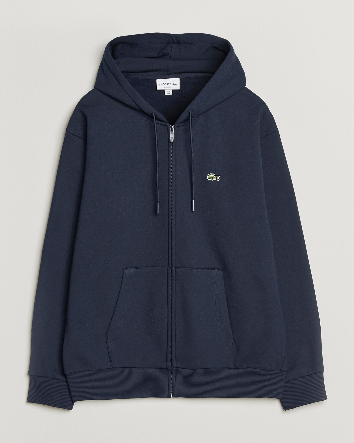 Mies | Puserot | Lacoste | Full Zip Hoodie Navy Blue