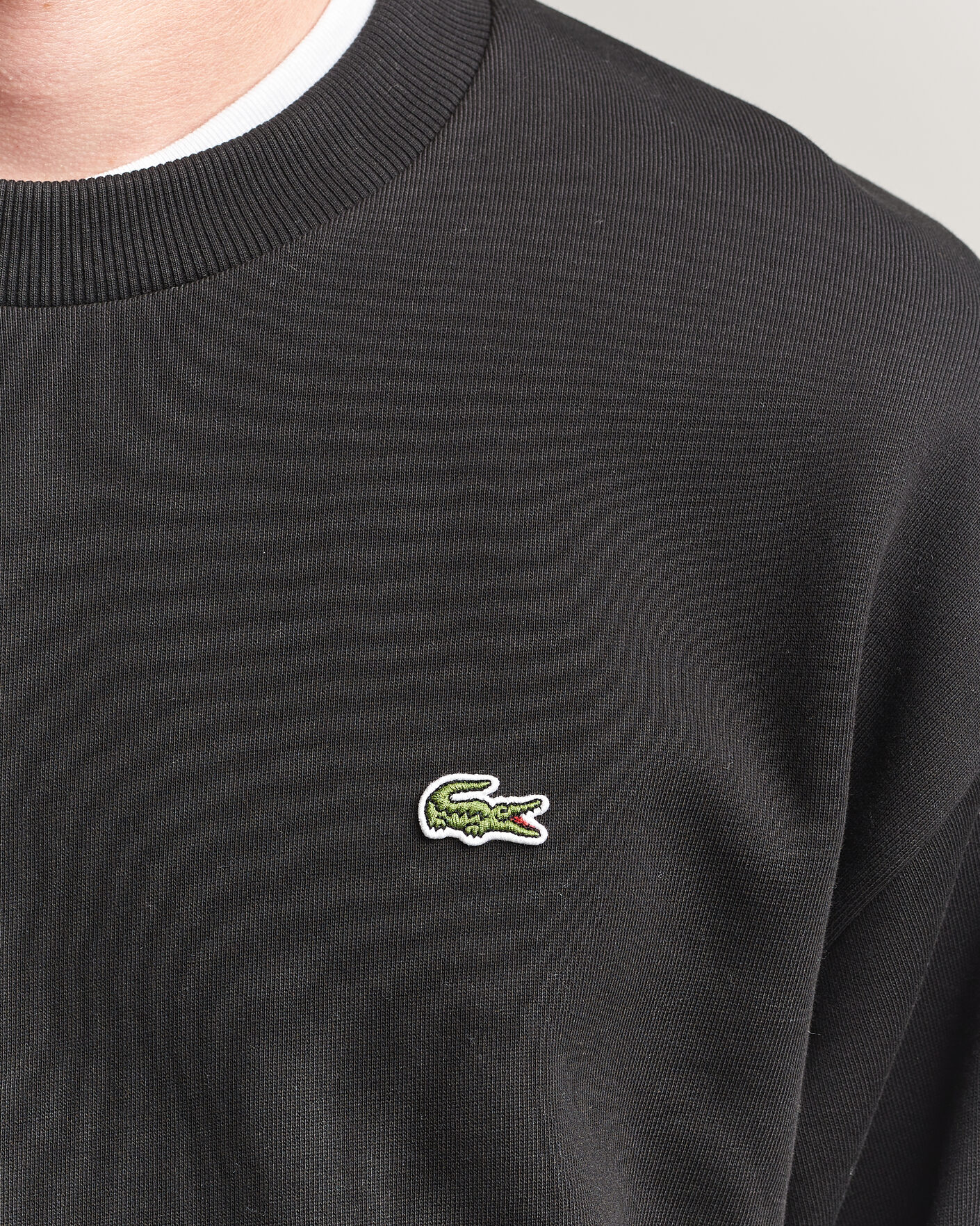 Mies | Puserot | Lacoste | Crew Neck Sweatshirt Black